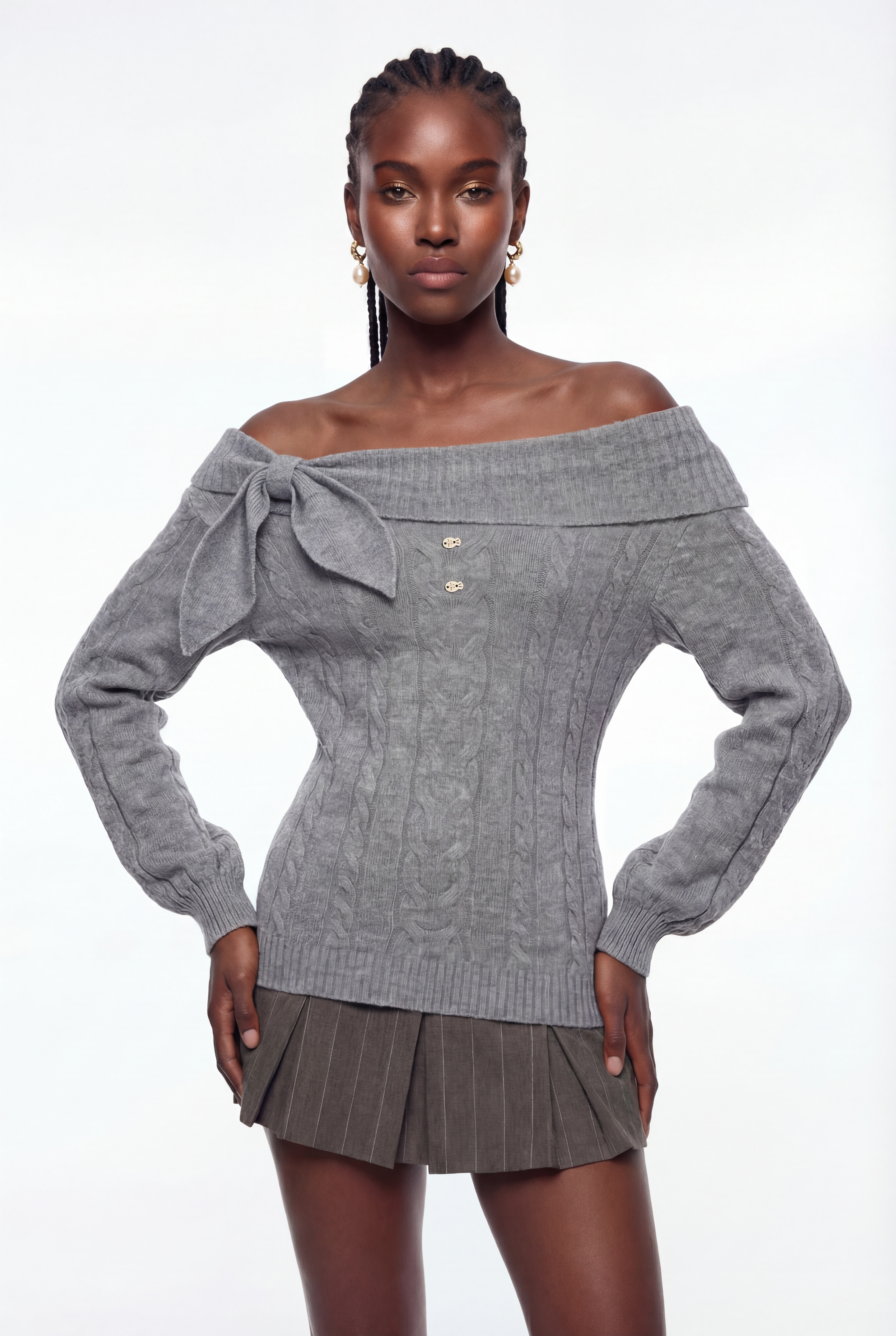 Elissa Off Shoulder Knit Top