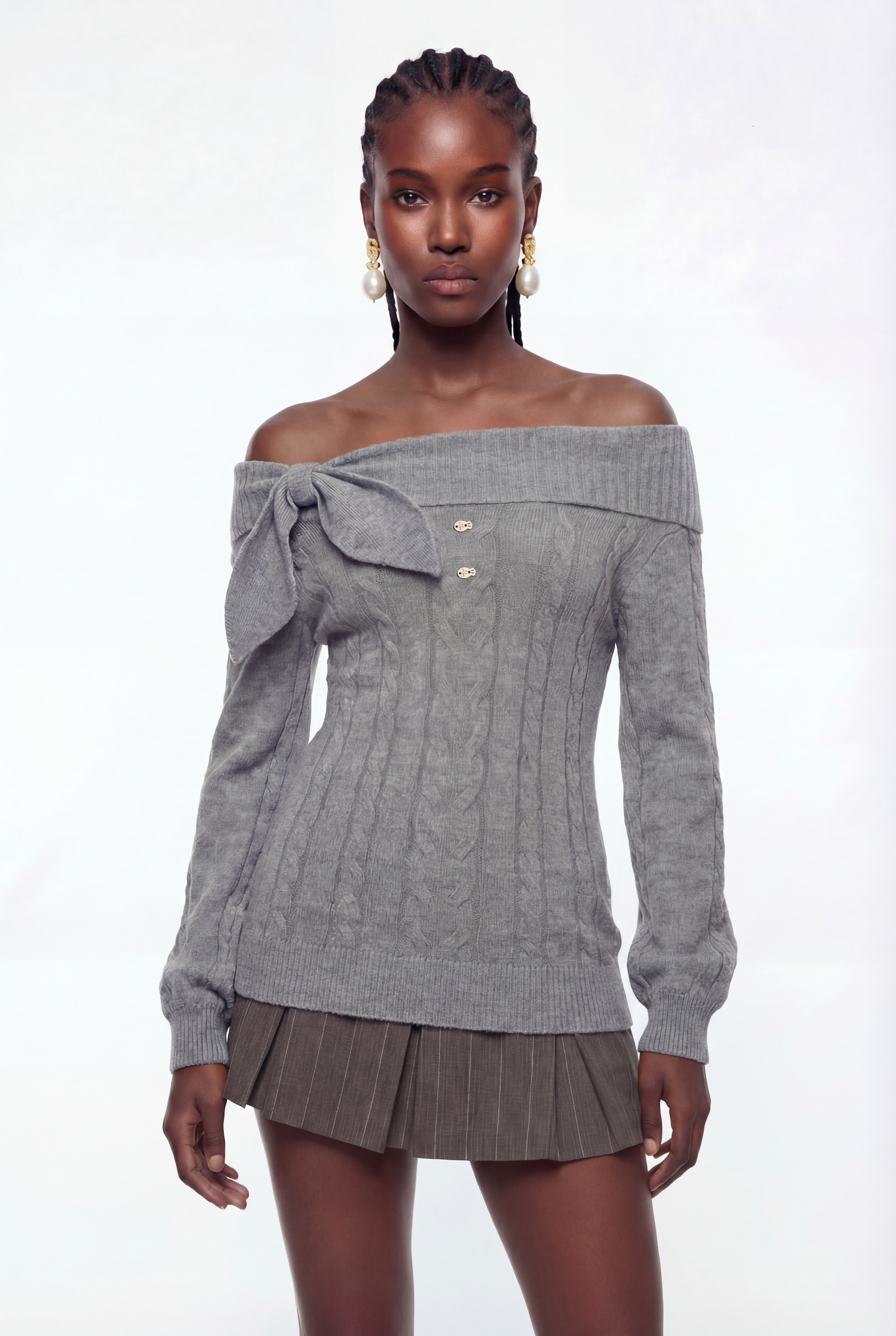 Elissa Off Shoulder Knit Top