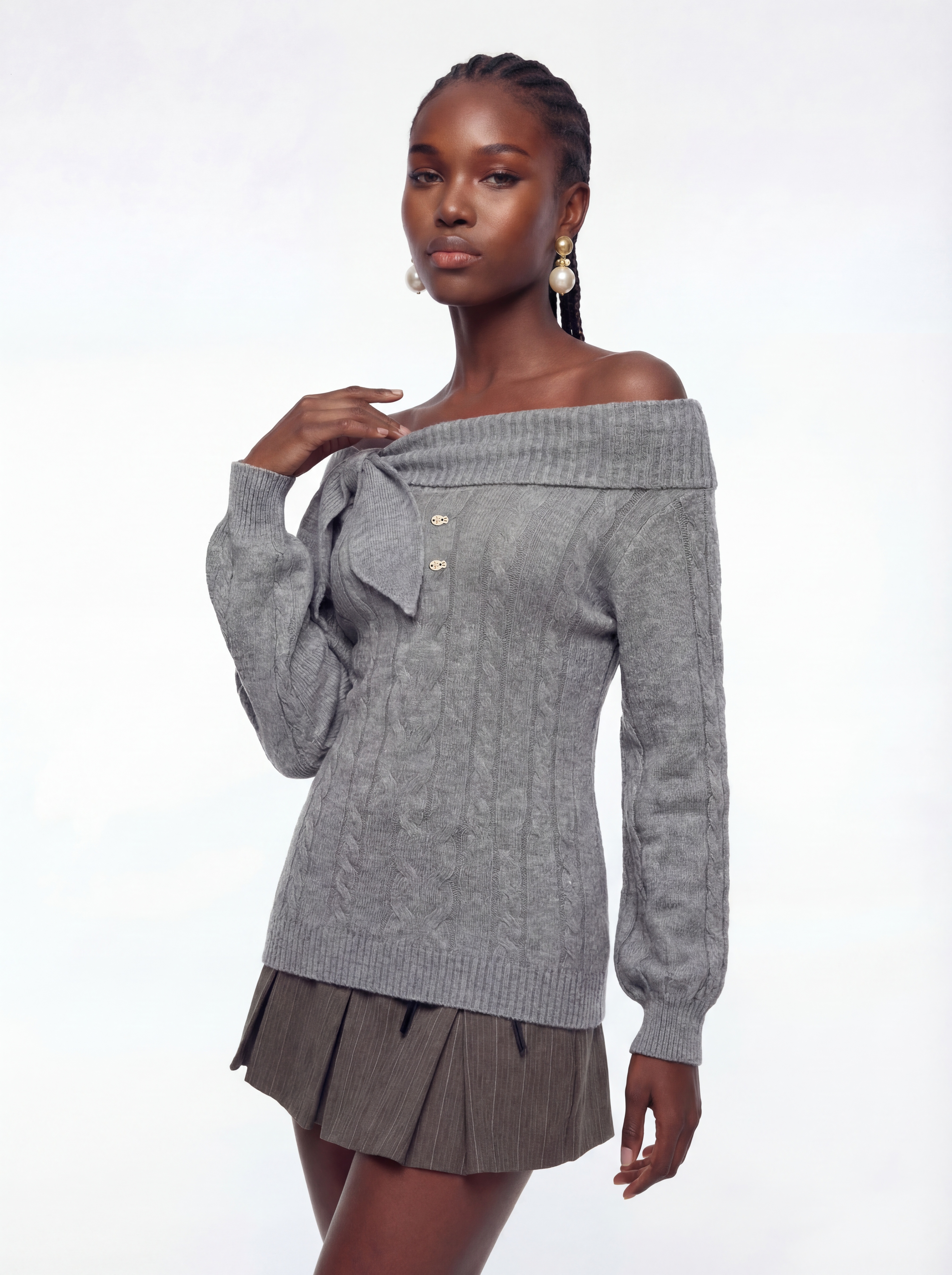 Elissa Off Shoulder Knit Top