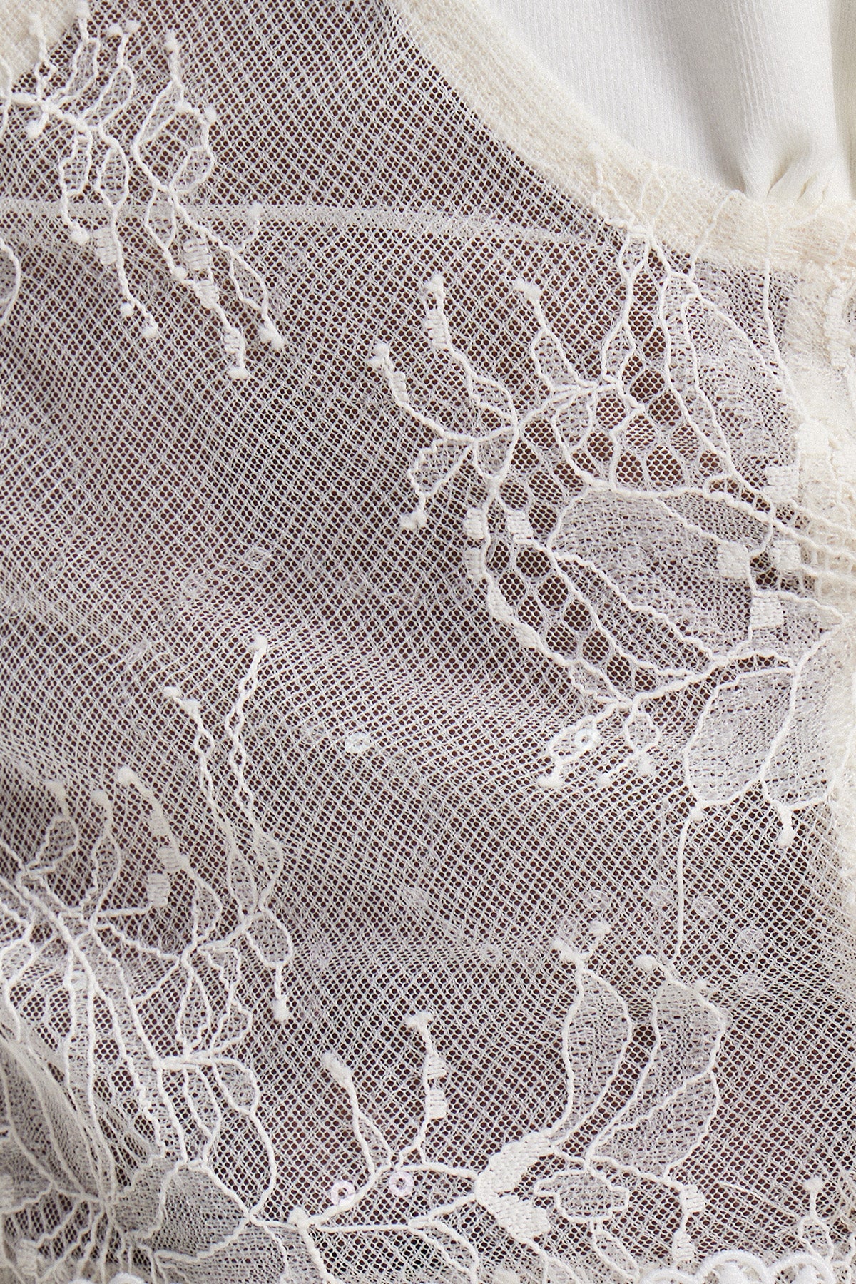 Ellinor Lace Deconstruct Lace Up Top