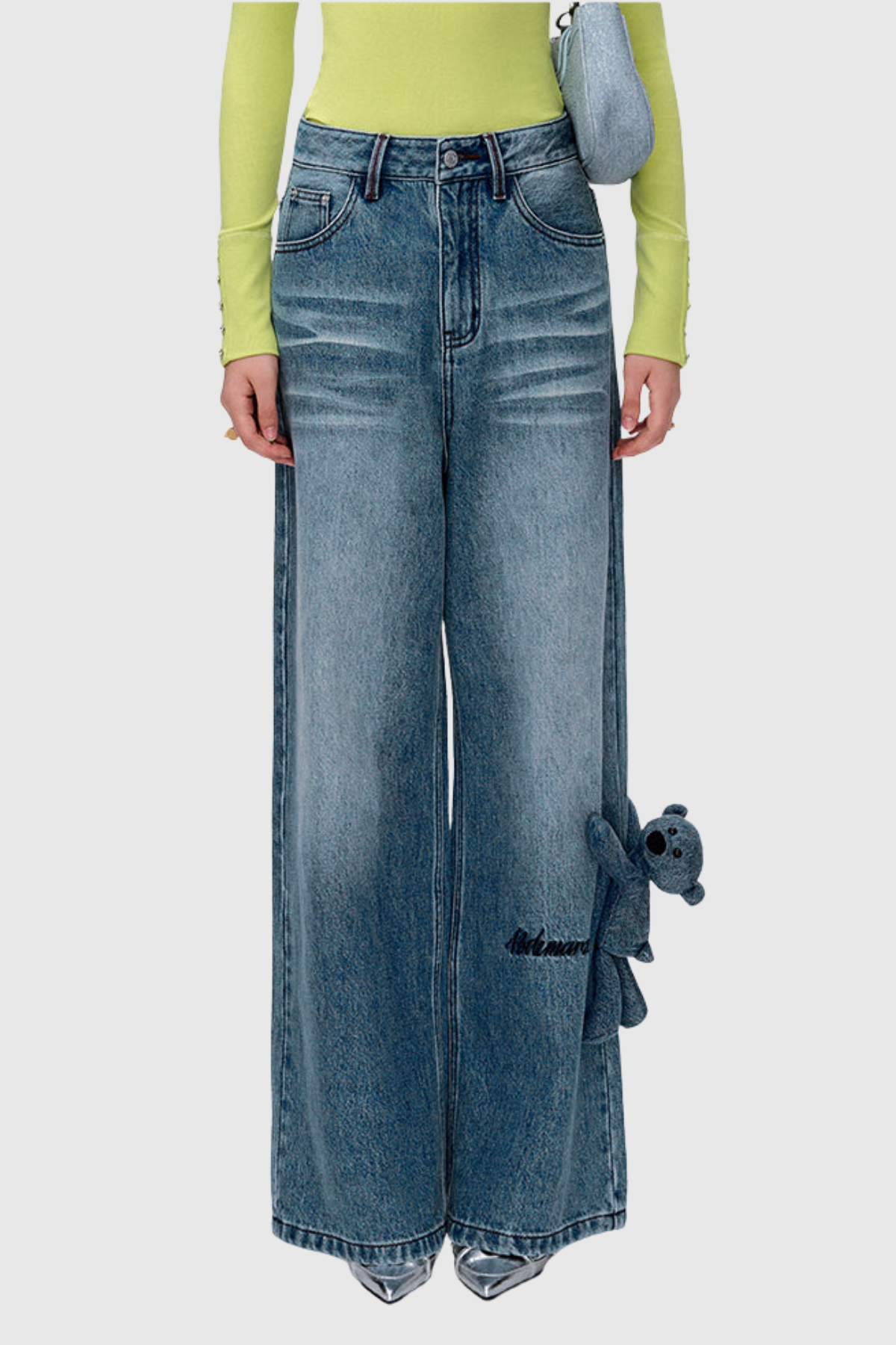 Elliot Bleached Deconstruction Jeans