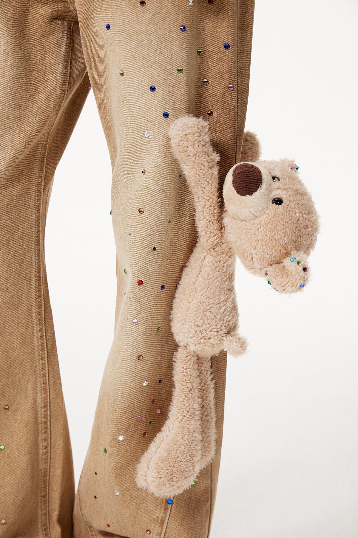 Elliot Rhinestone Deconstruct Jeans