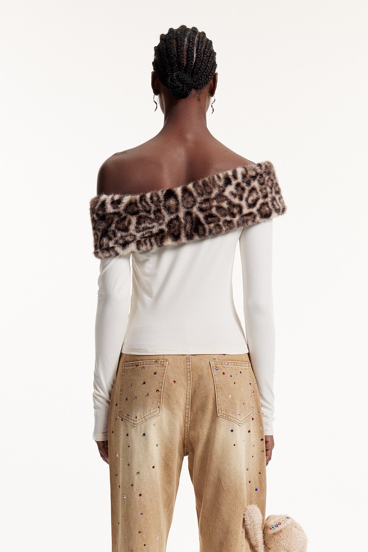Ellis One Shoulder Leopard Top