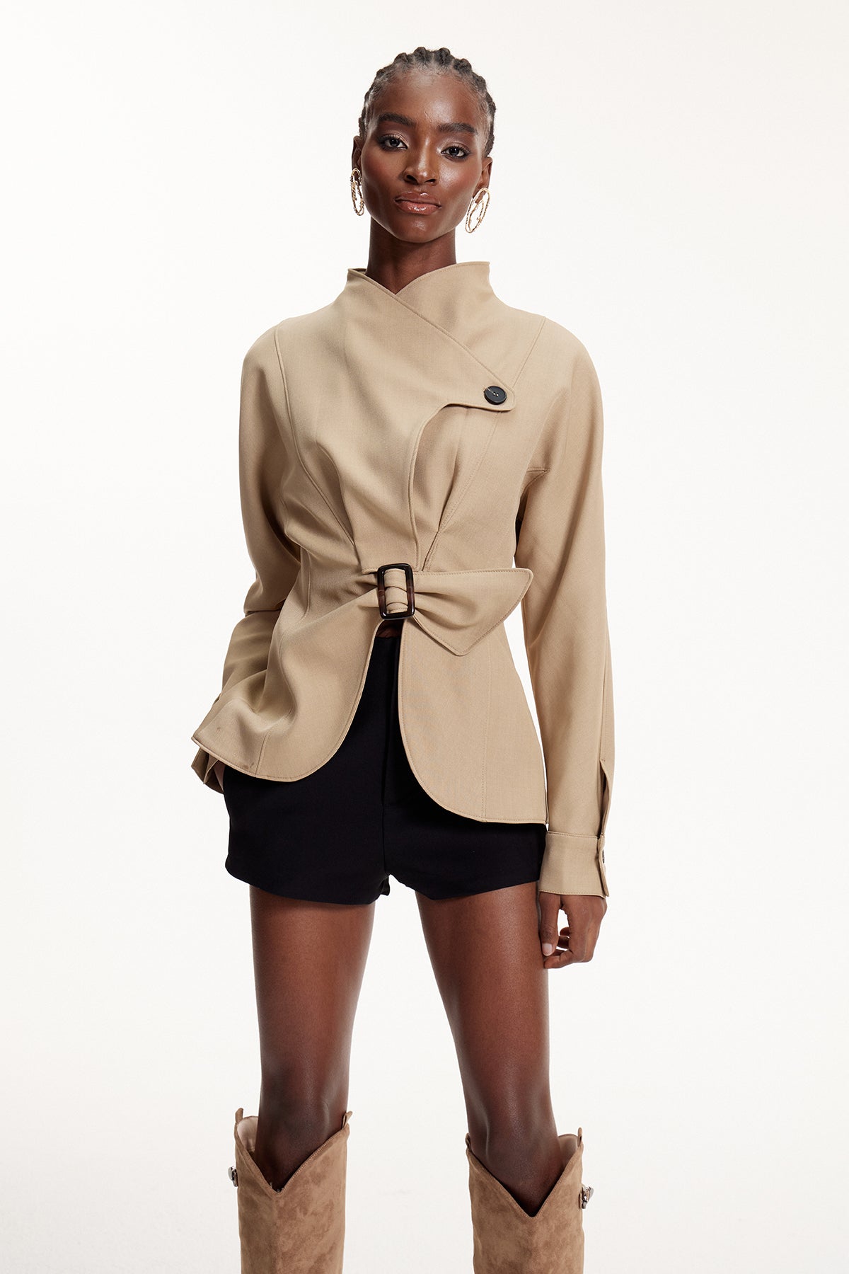 Elmas Deconstruct Asymmetric Jacket