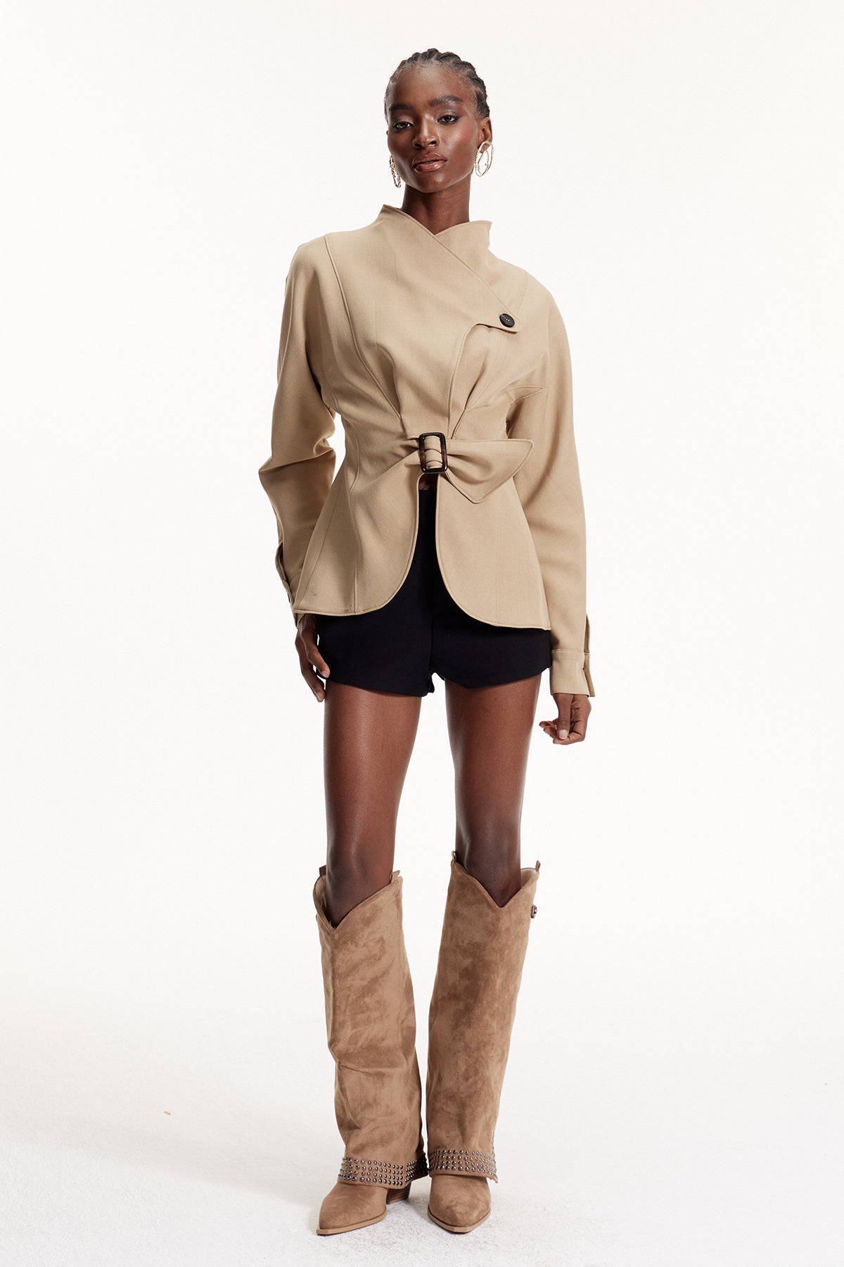 Elmas Deconstruct Asymmetric Jacket