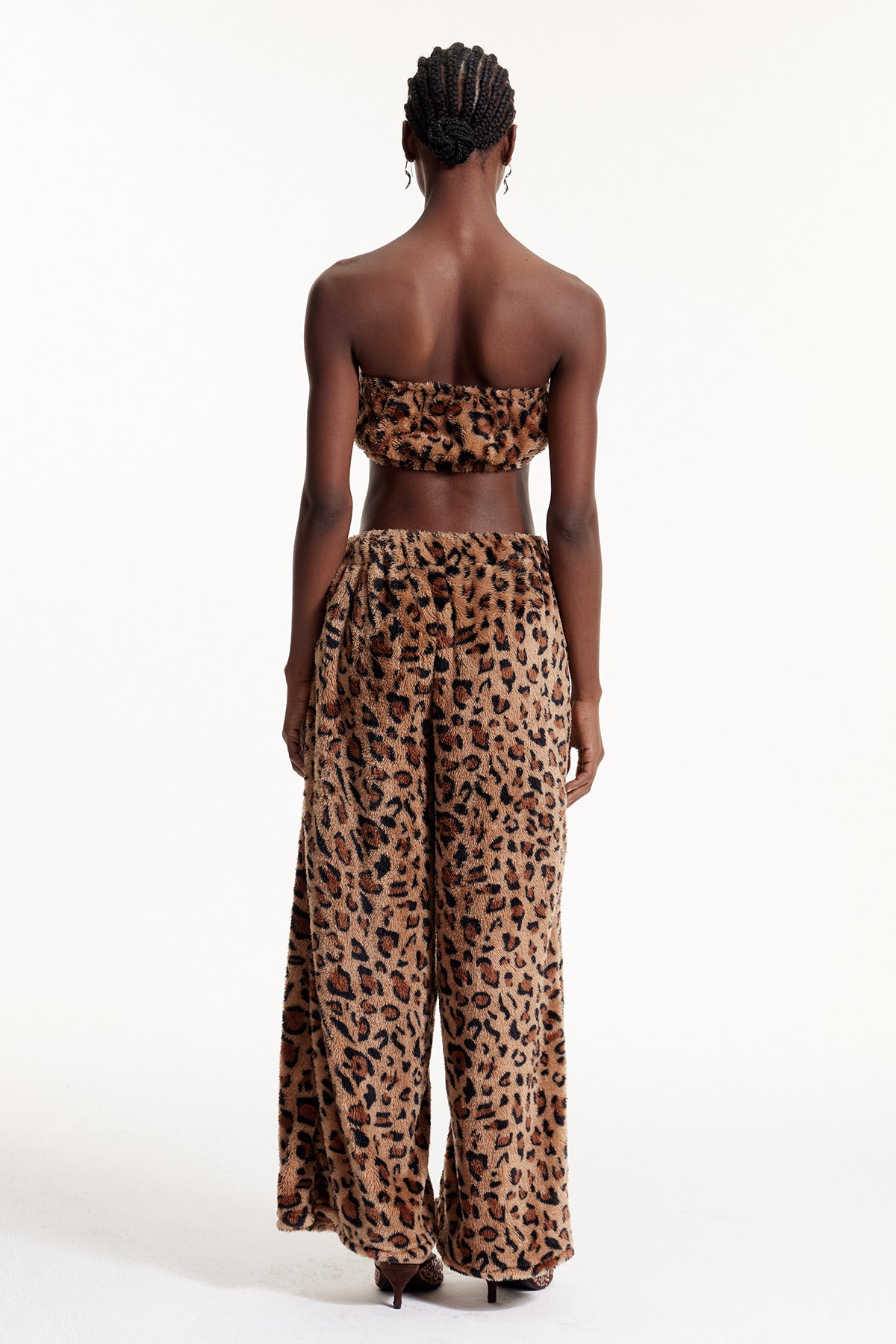 Elmo Leopard Crop Pants Set