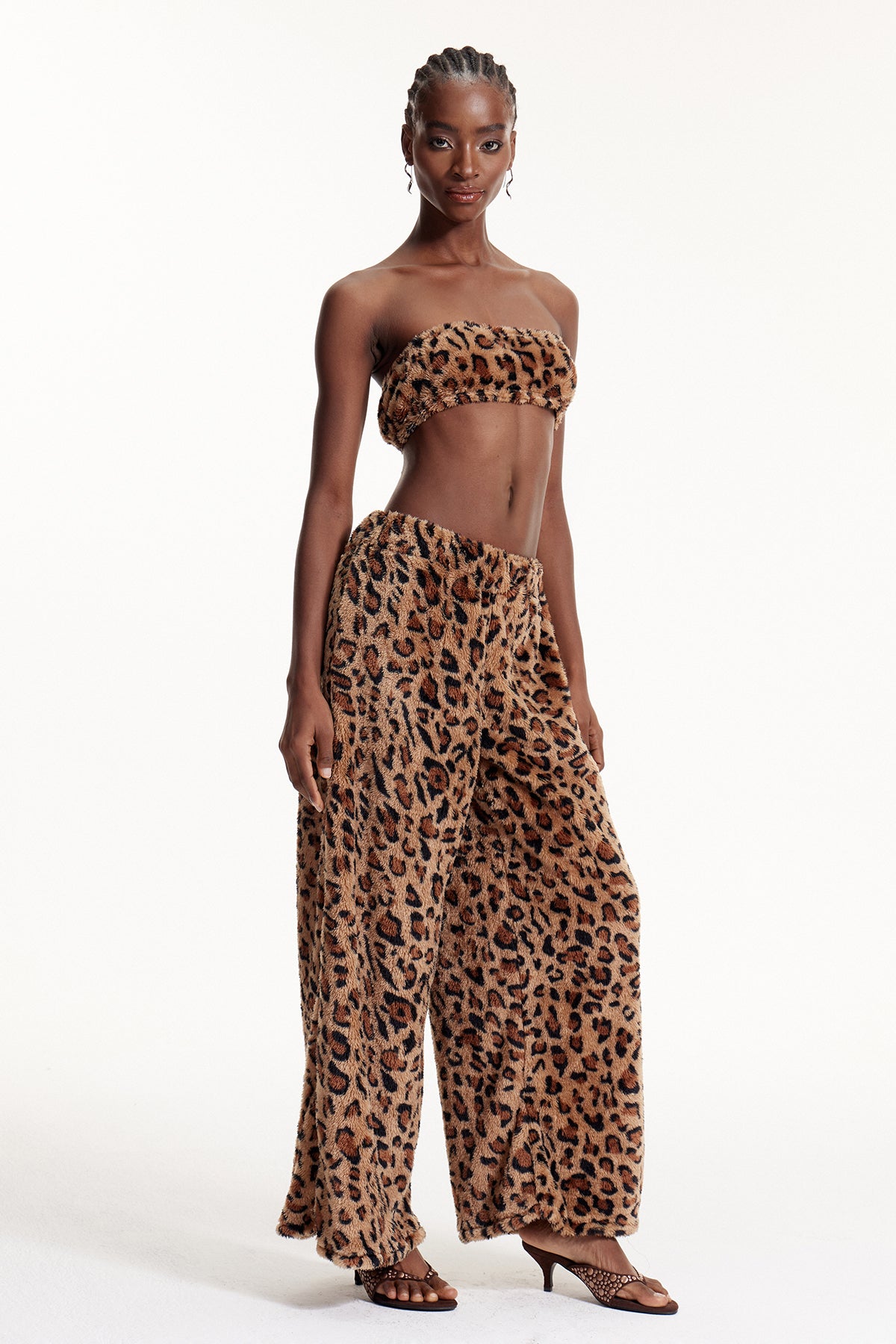 Elmo Leopard Crop Pants Set