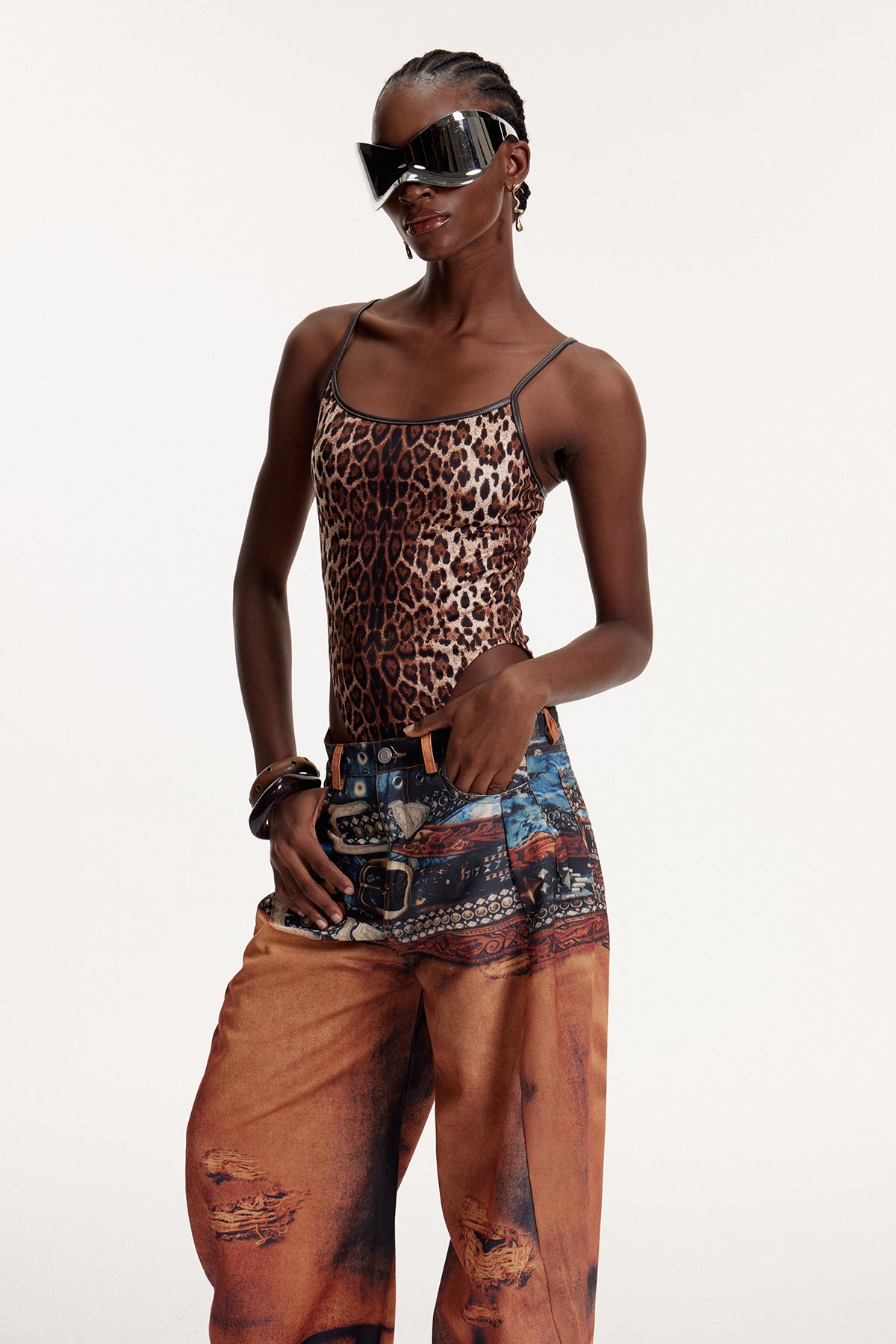 Elof Leopard Bodysuit