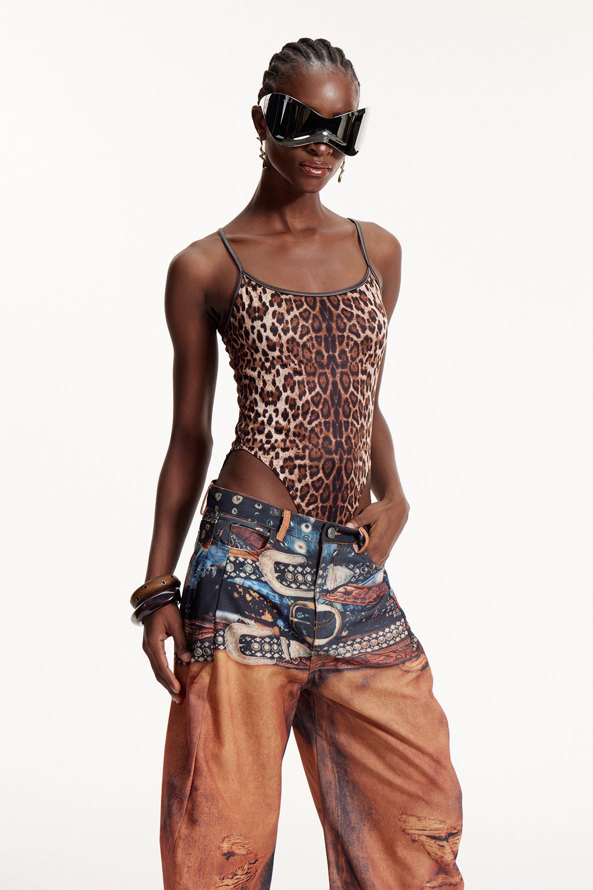 Elof Leopard Bodysuit