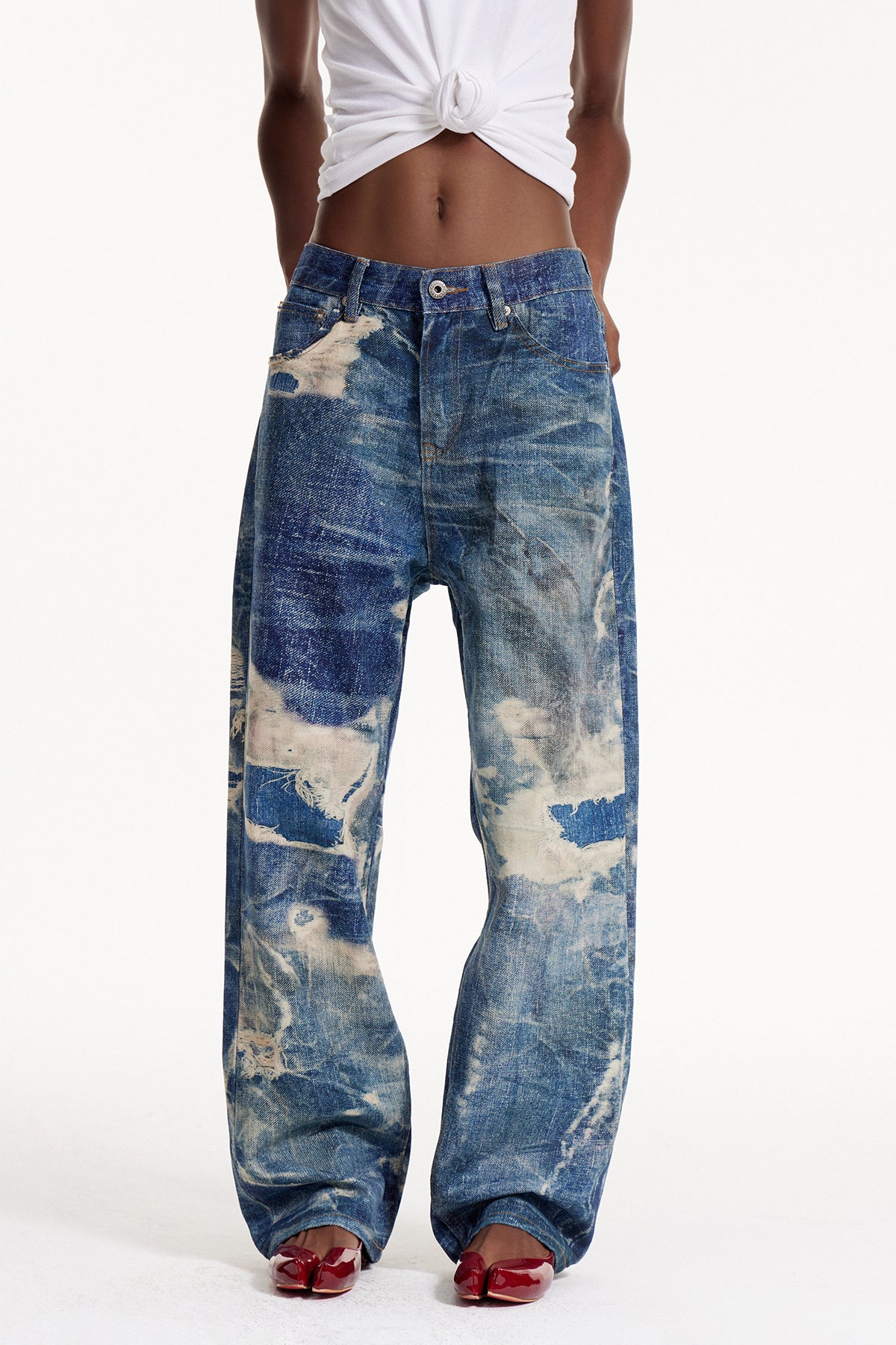 Elouise Print Jeans