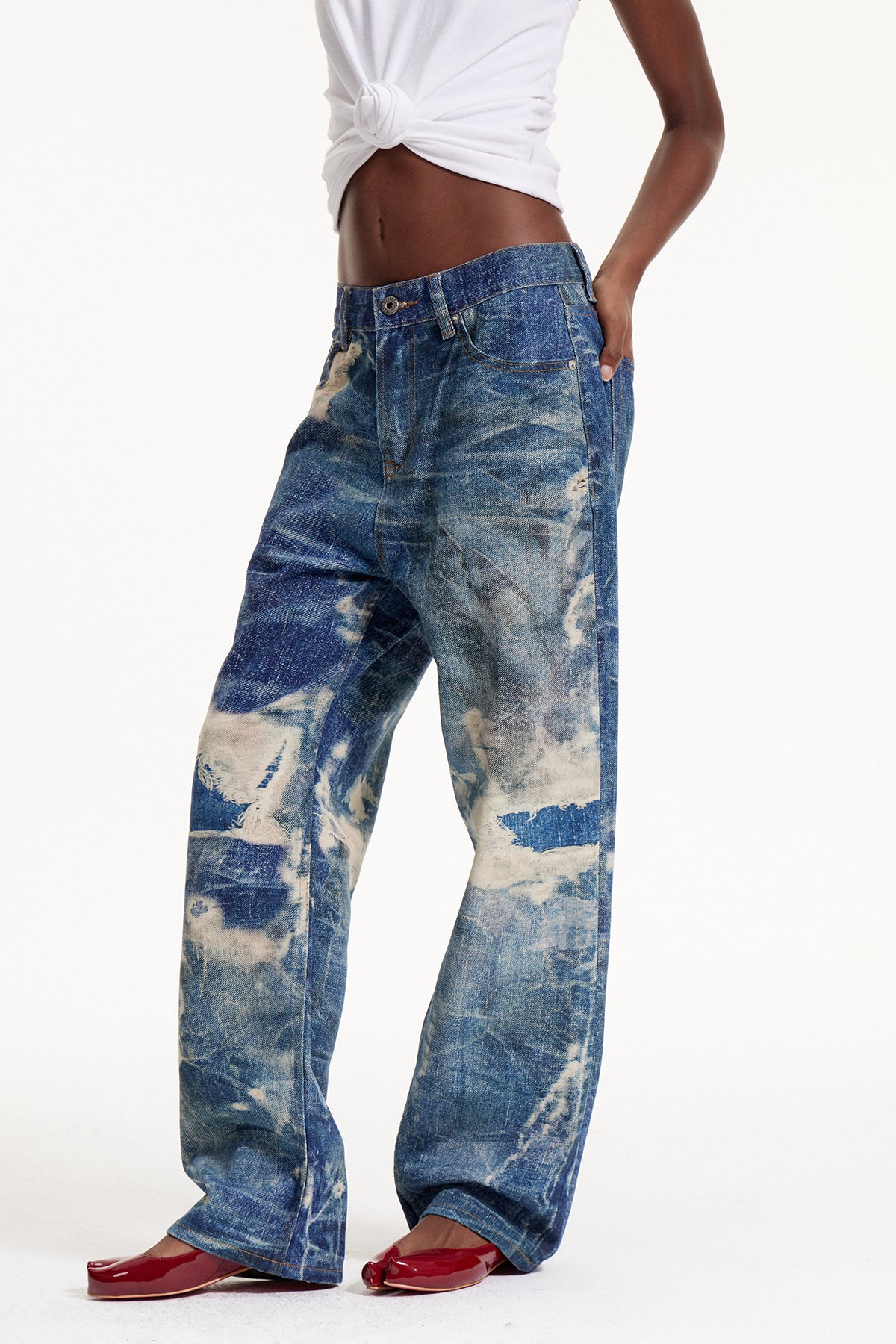 Elouise Print Jeans