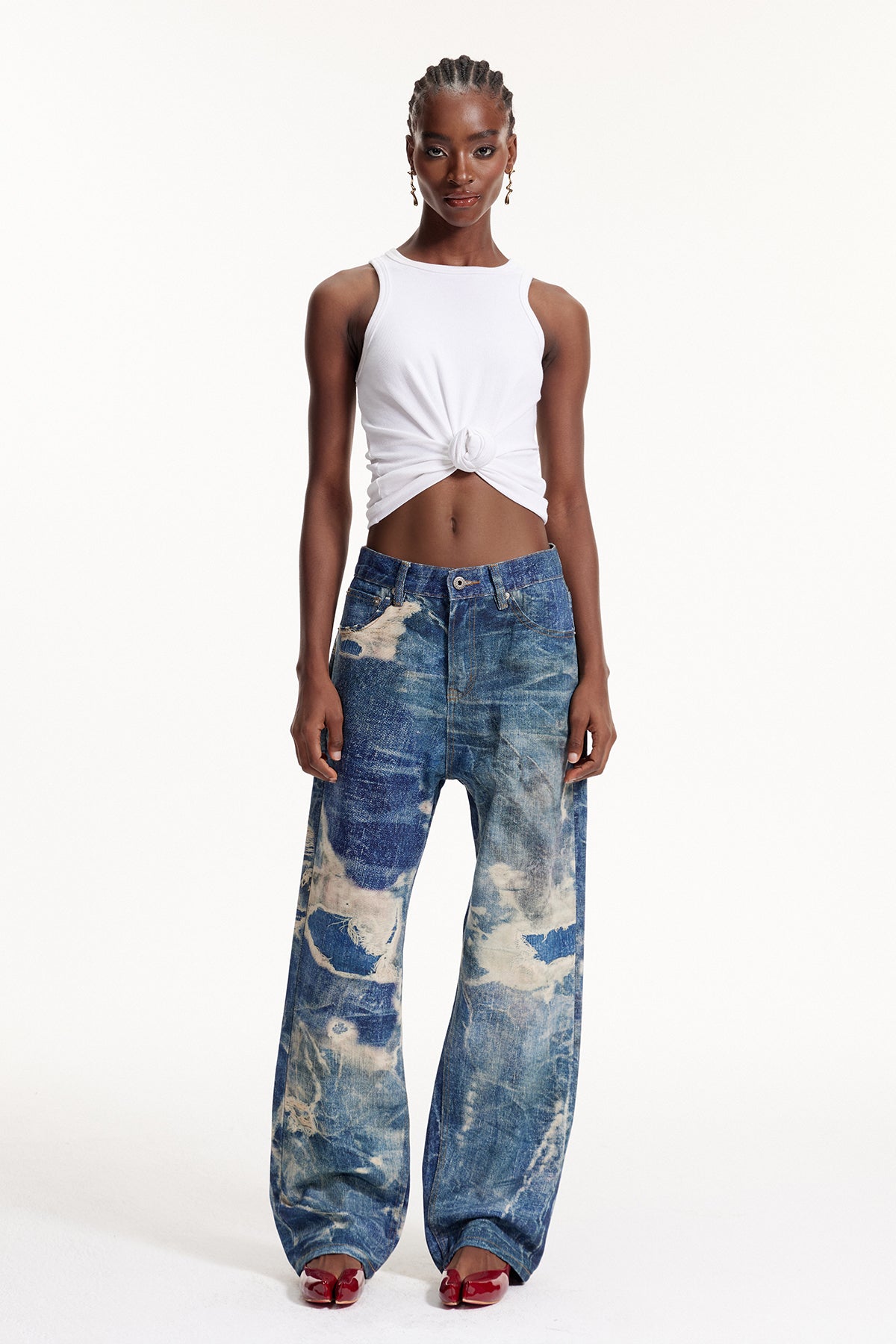Elouise Print Jeans