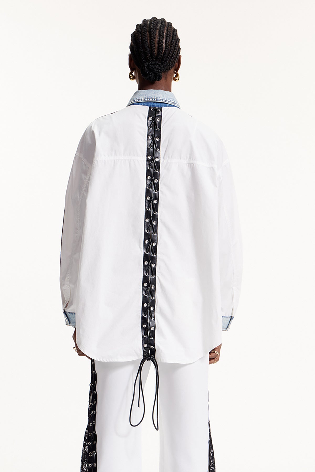 Elov Deconstruct Stripe Shirt