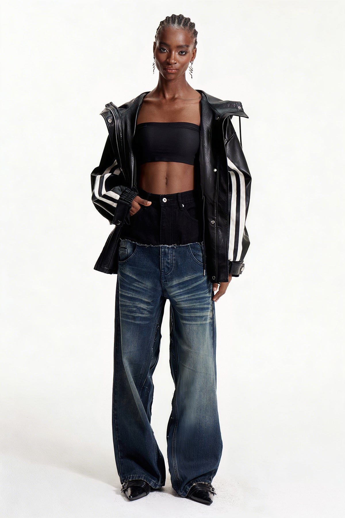 Elpis Deconstruct Barrel Jeans