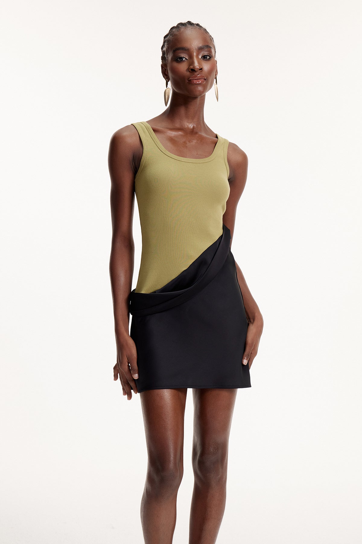 Elroi Colorblock Mini Dress