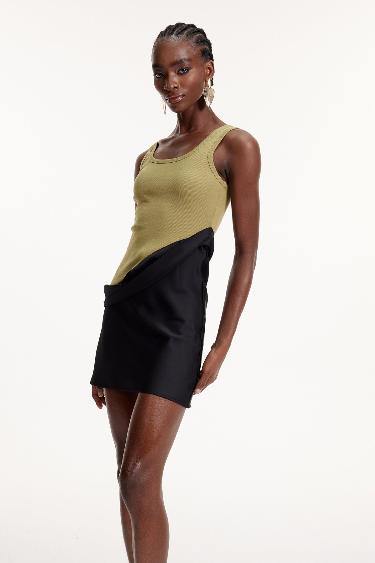 Elroi Colorblock Mini Dress