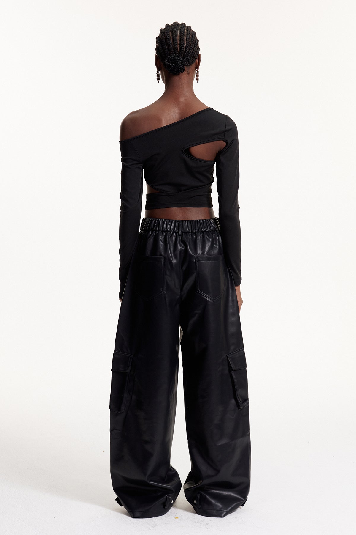 Elsebeth Asymmetric Cutout Top