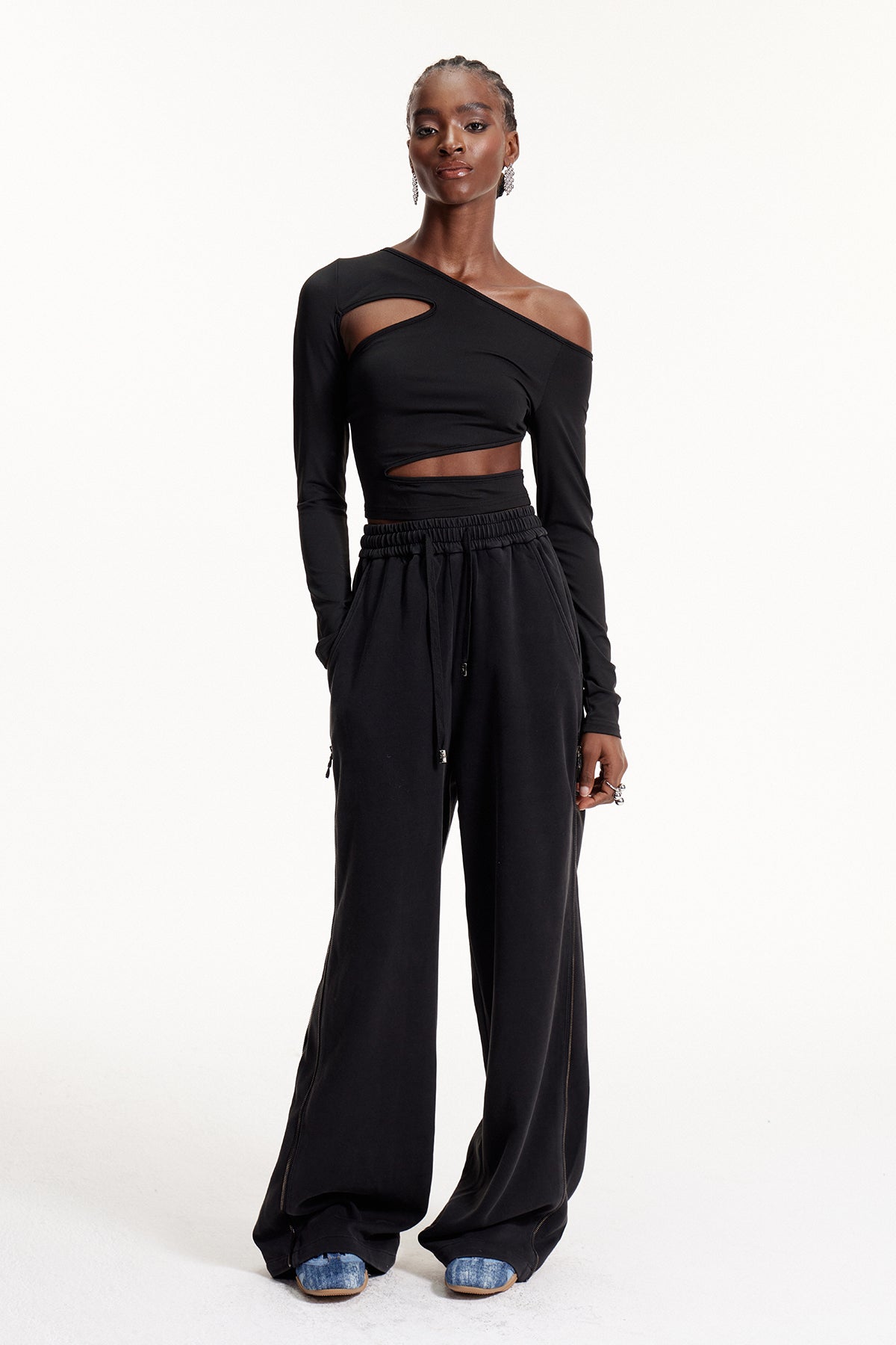 Elsje Zipper Deconstruct Pants