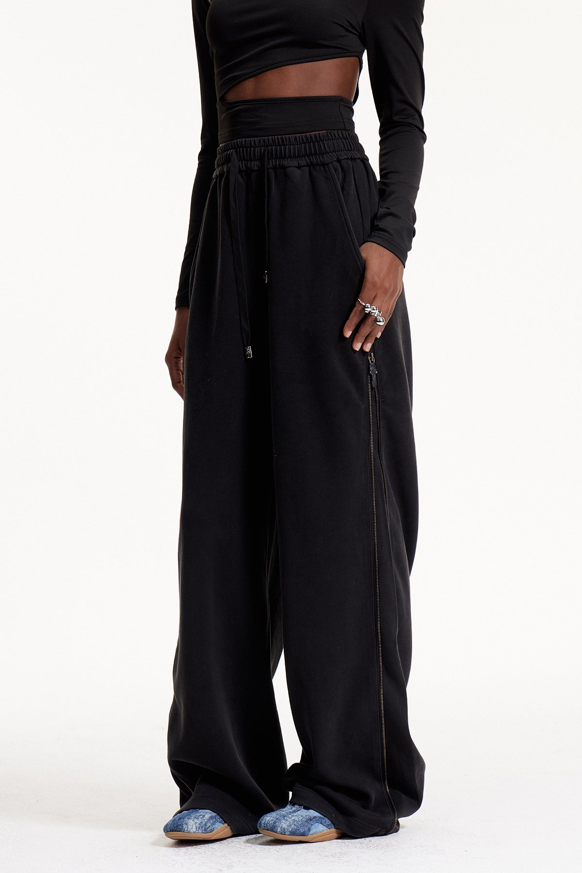 Elsje Zipper Deconstruct Pants