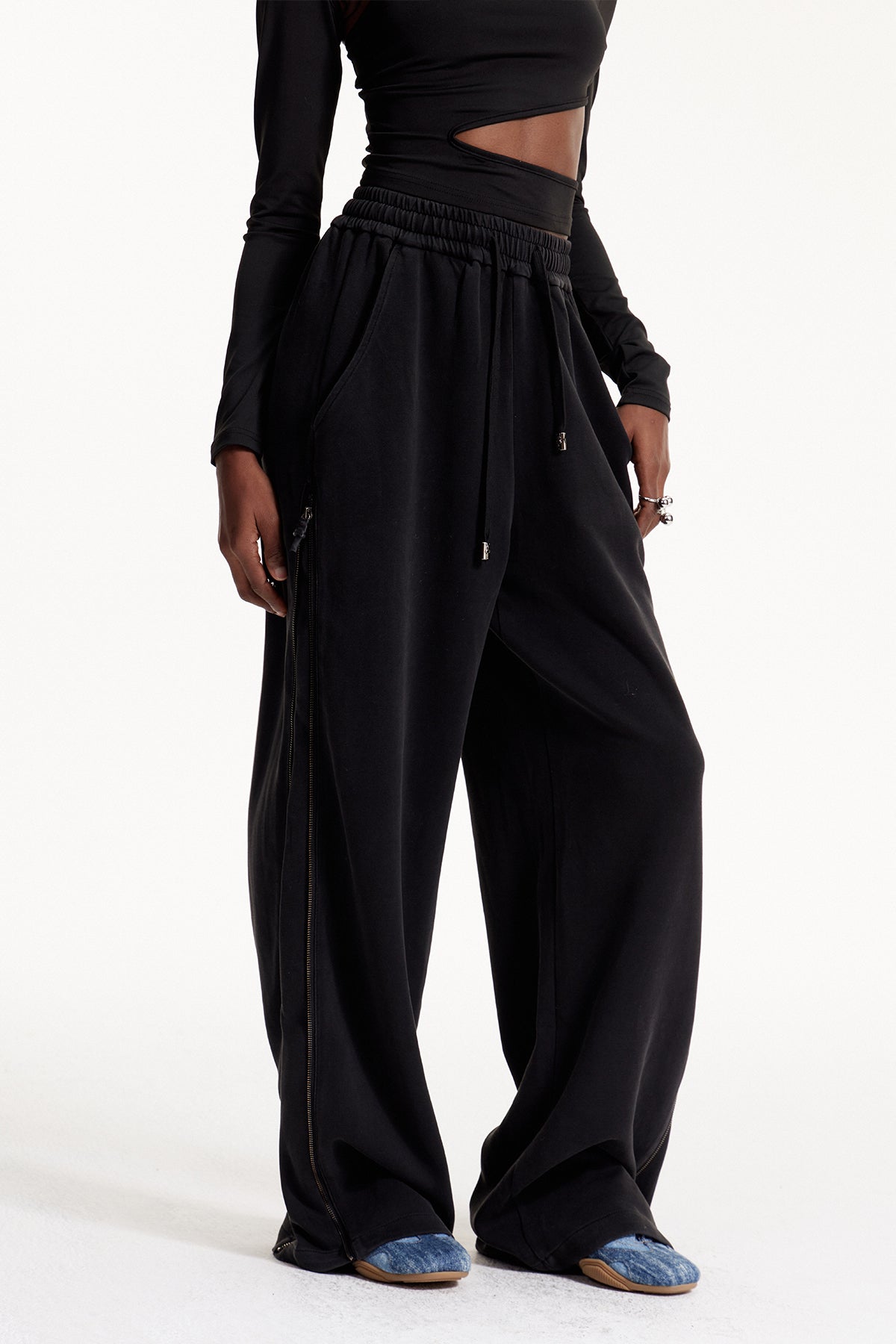 Elsje Zipper Deconstruct Pants