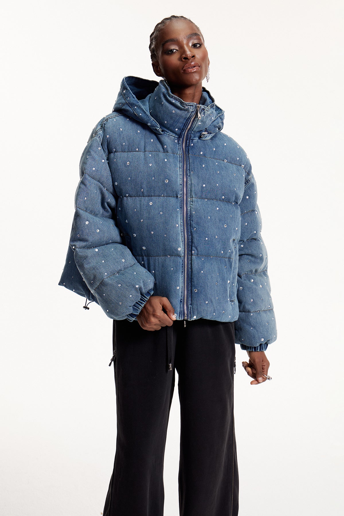 Elspet Crystal Hooded Jacket