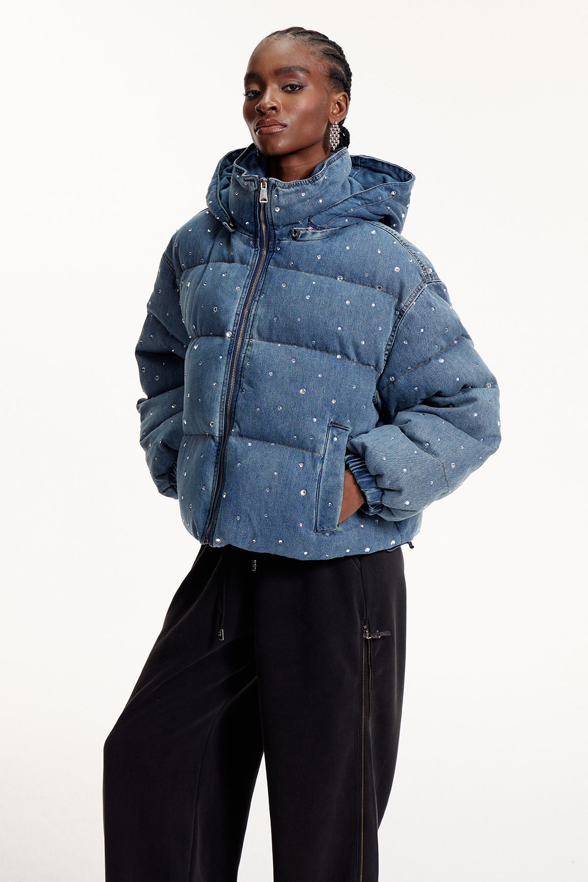 Elspet Crystal Hooded Jacket