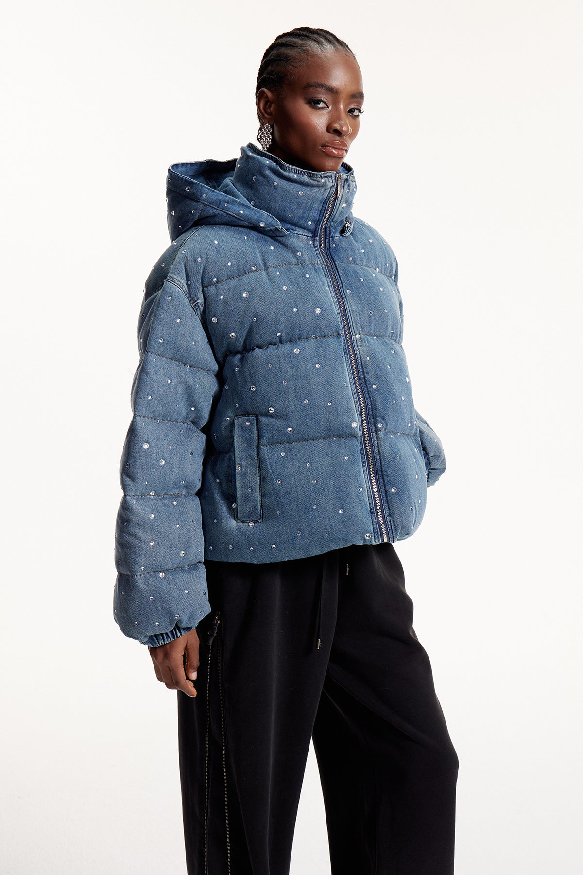 Elspet Crystal Hooded Jacket