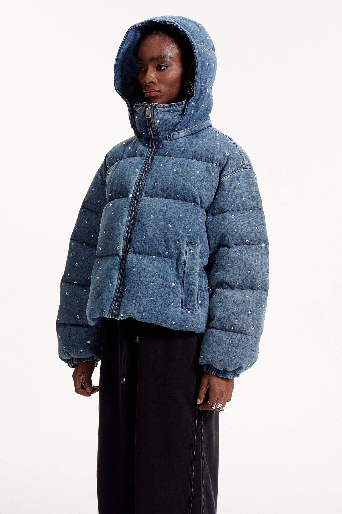 Elspet Crystal Hooded Jacket