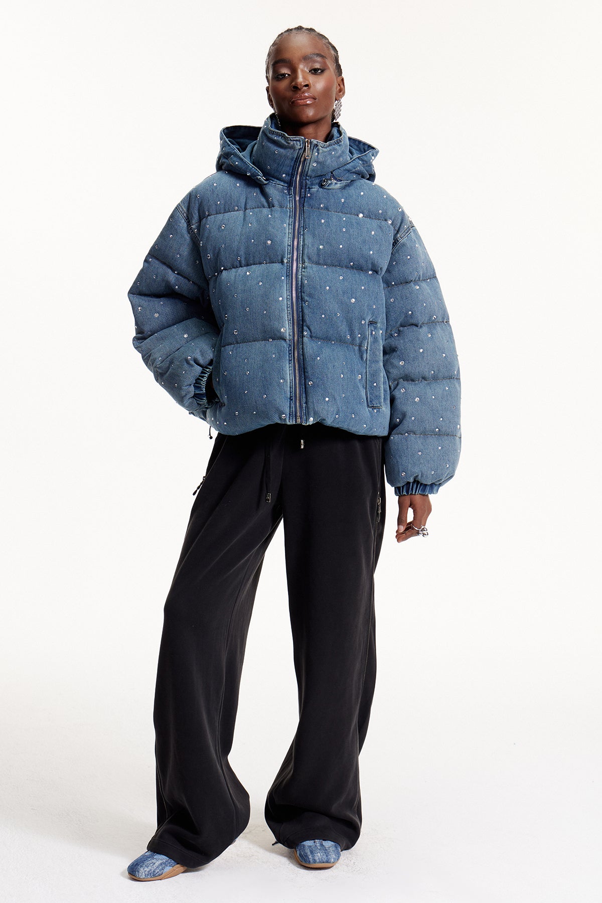 Elspet Crystal Hooded Jacket