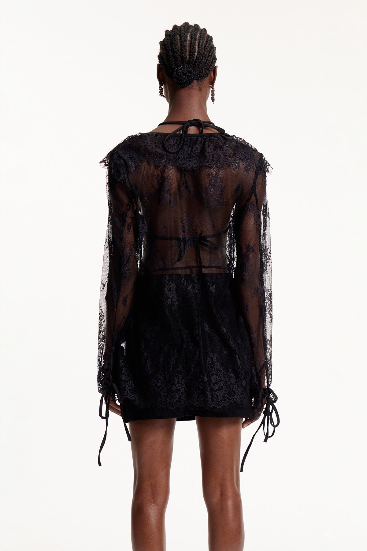 Elspeth Lace Mesh Top