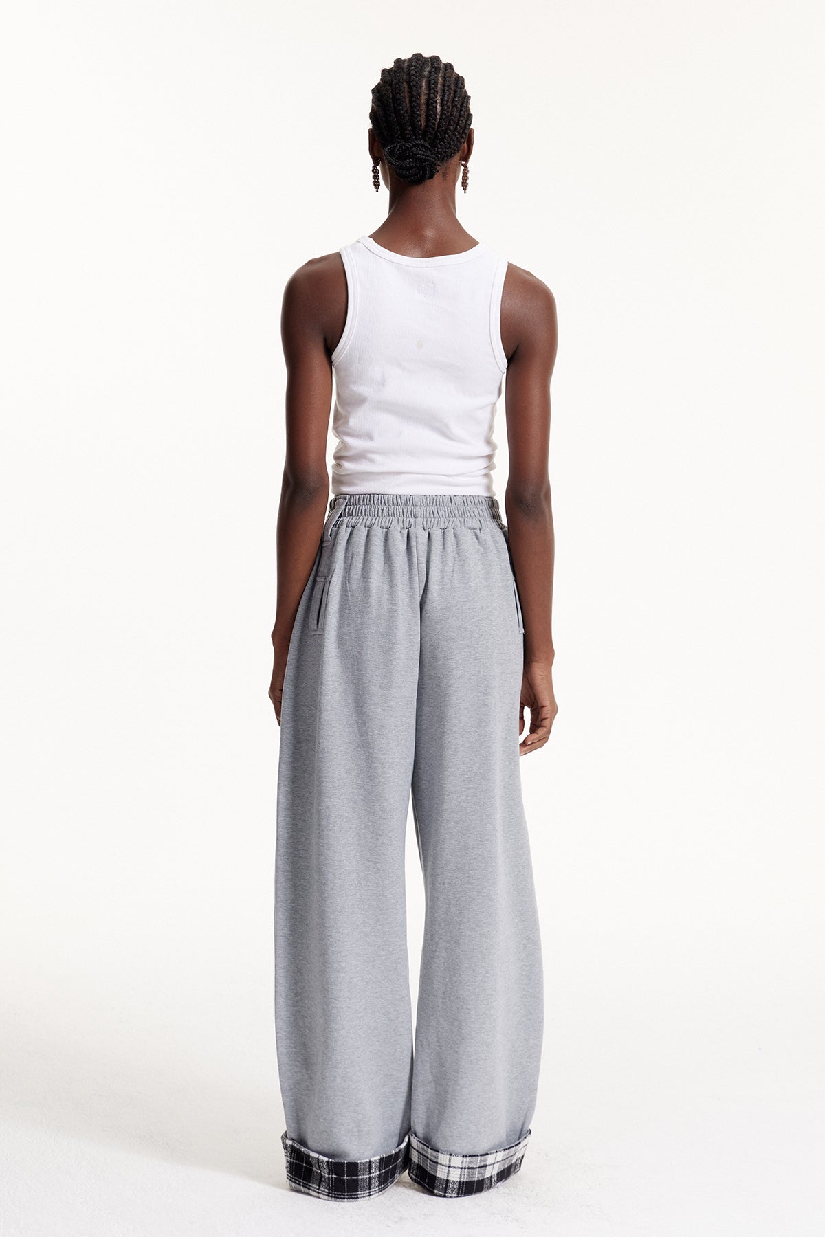 Eluned Print Grid Pants