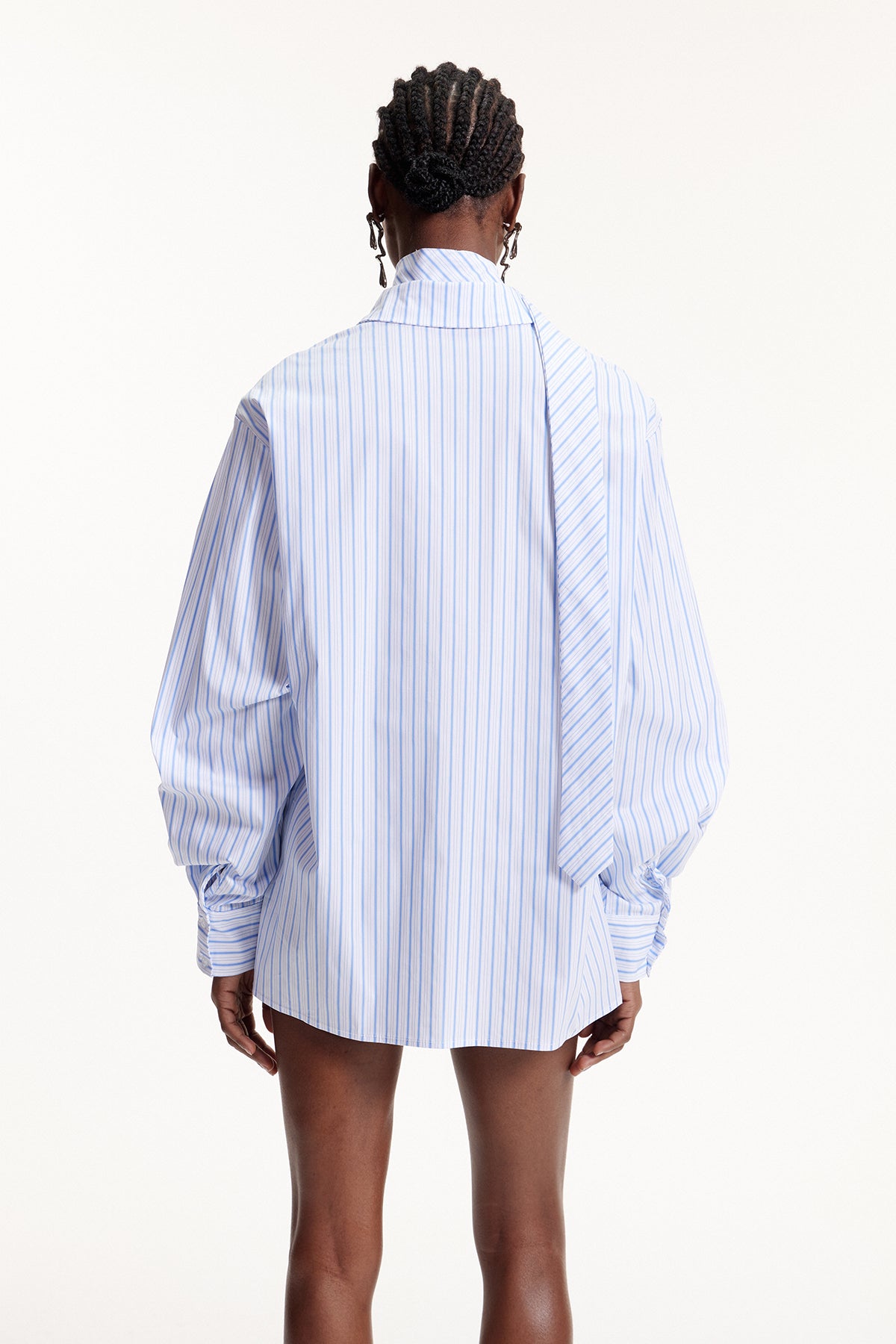 Elva Stripe Drawstring Shirt