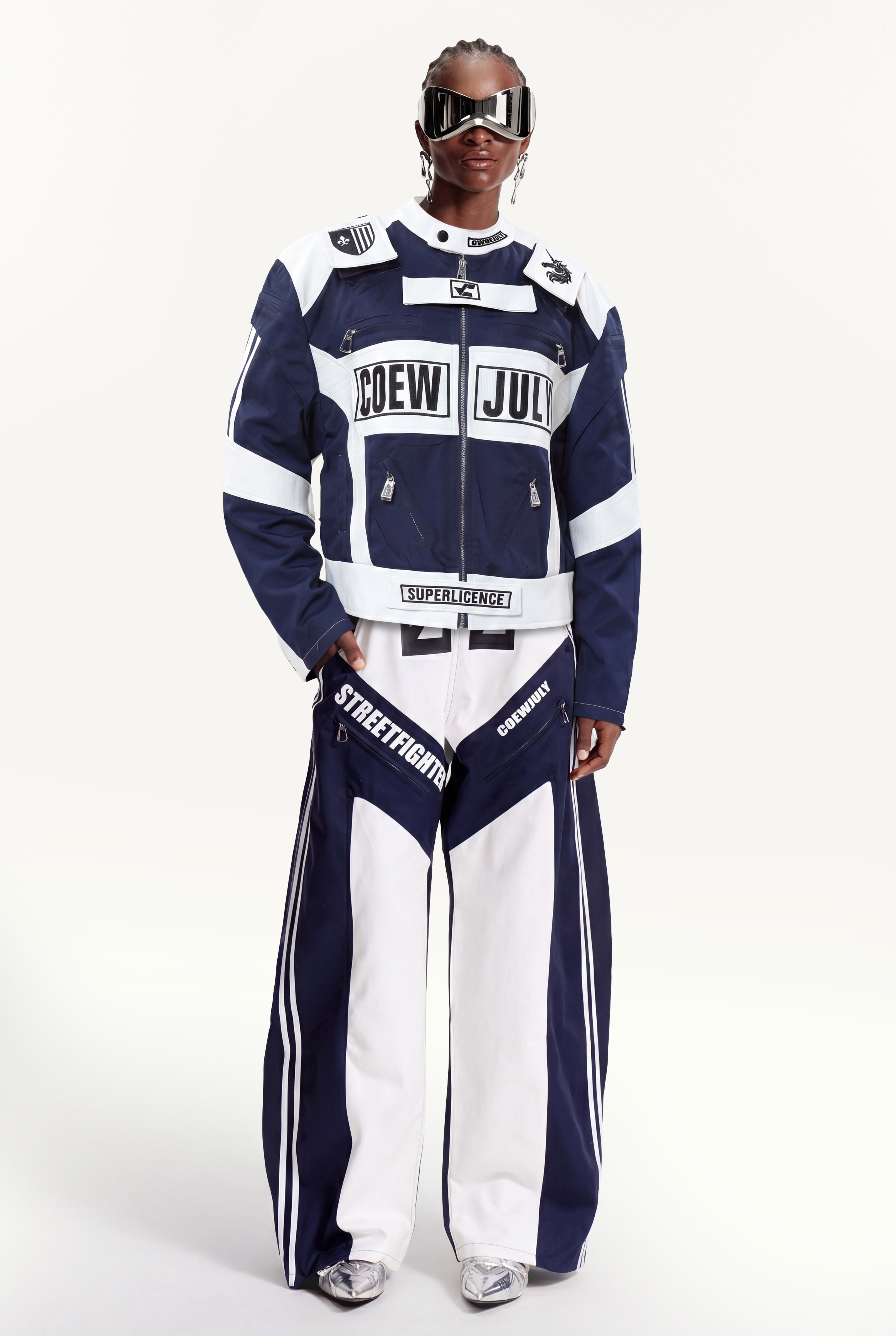 Elvin Deconstruct Print Jacket
