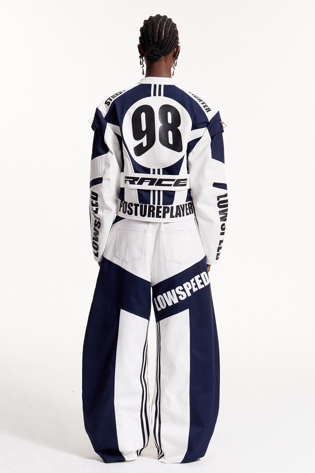 Elvin Deconstruct Print Jacket