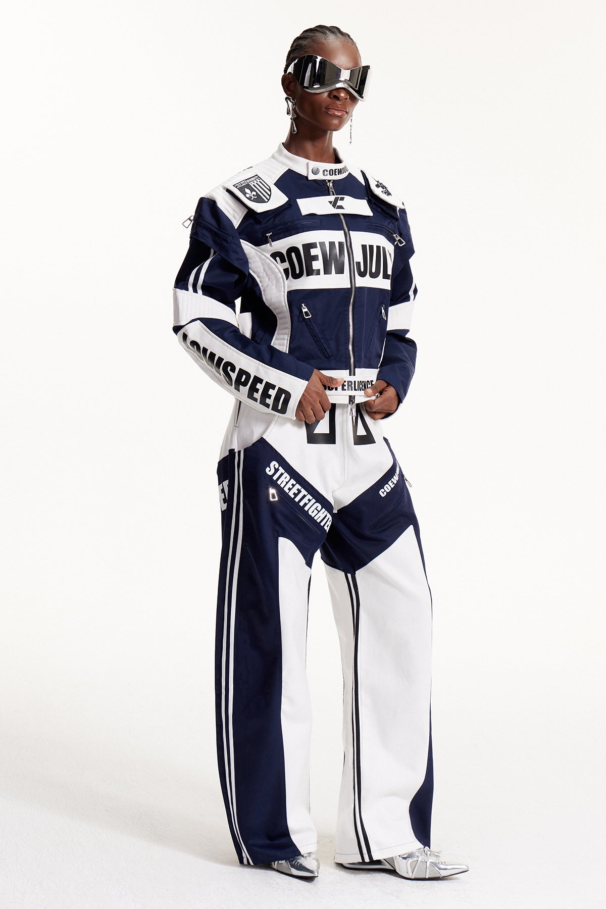 Elvin Deconstruct Print Jacket