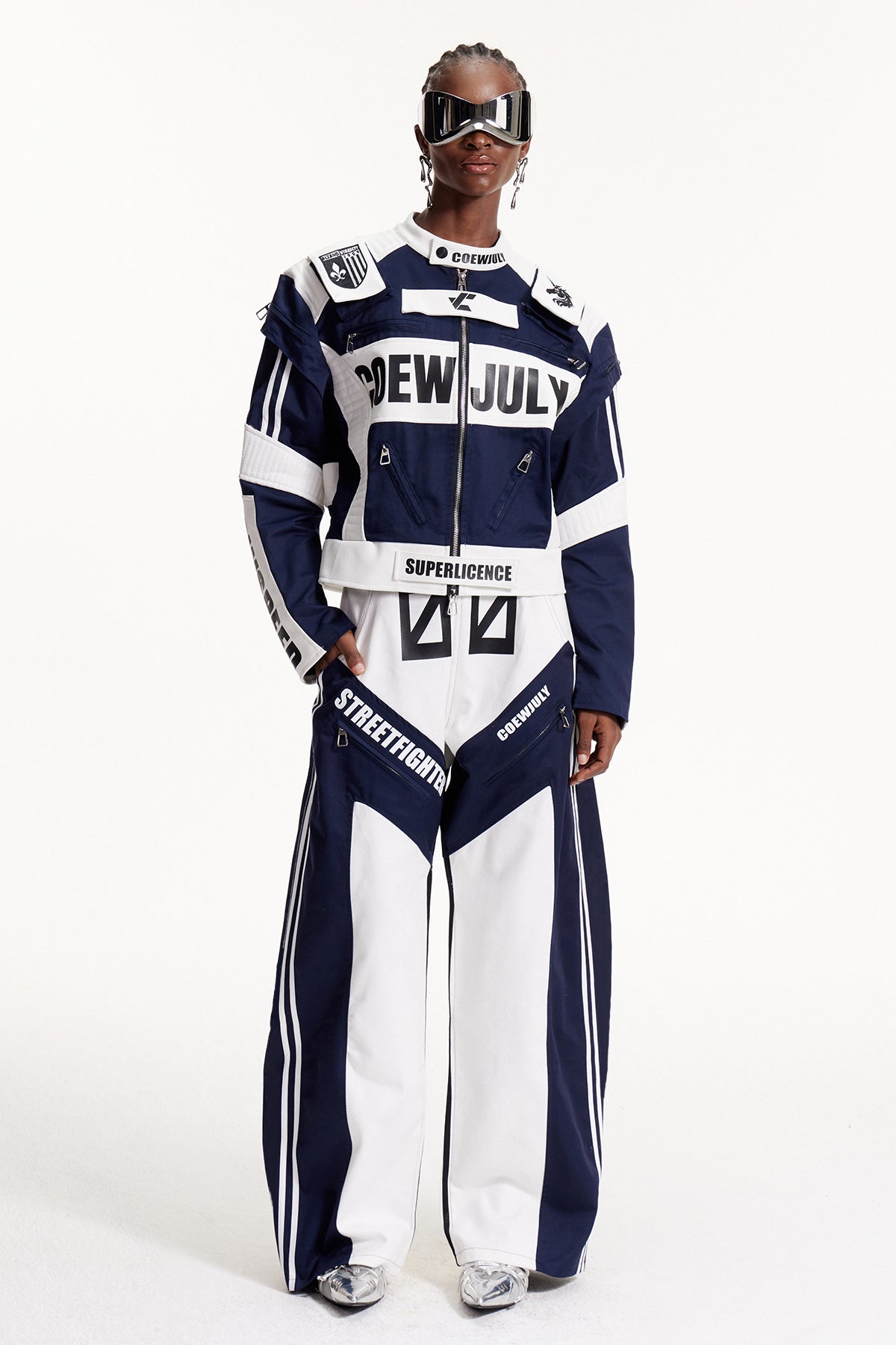 Elvin Deconstruct Print Jacket