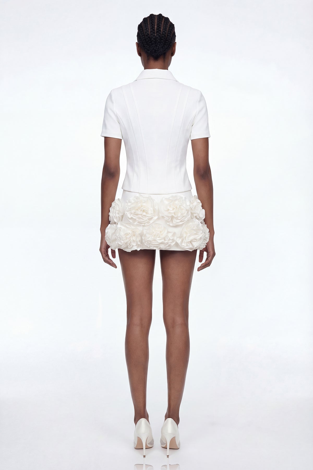 Elwood Corset Flower Skirt Set