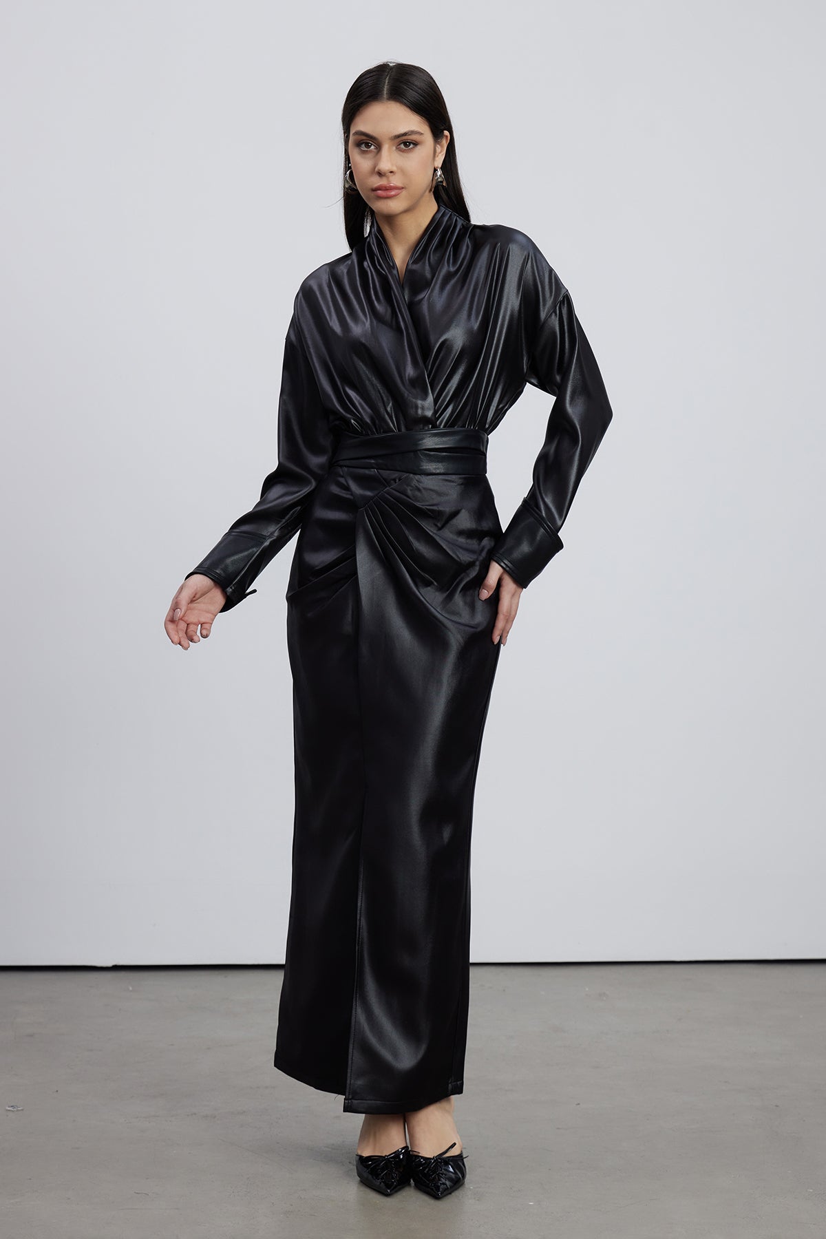 Emilie Ruch Leather Skirt Set