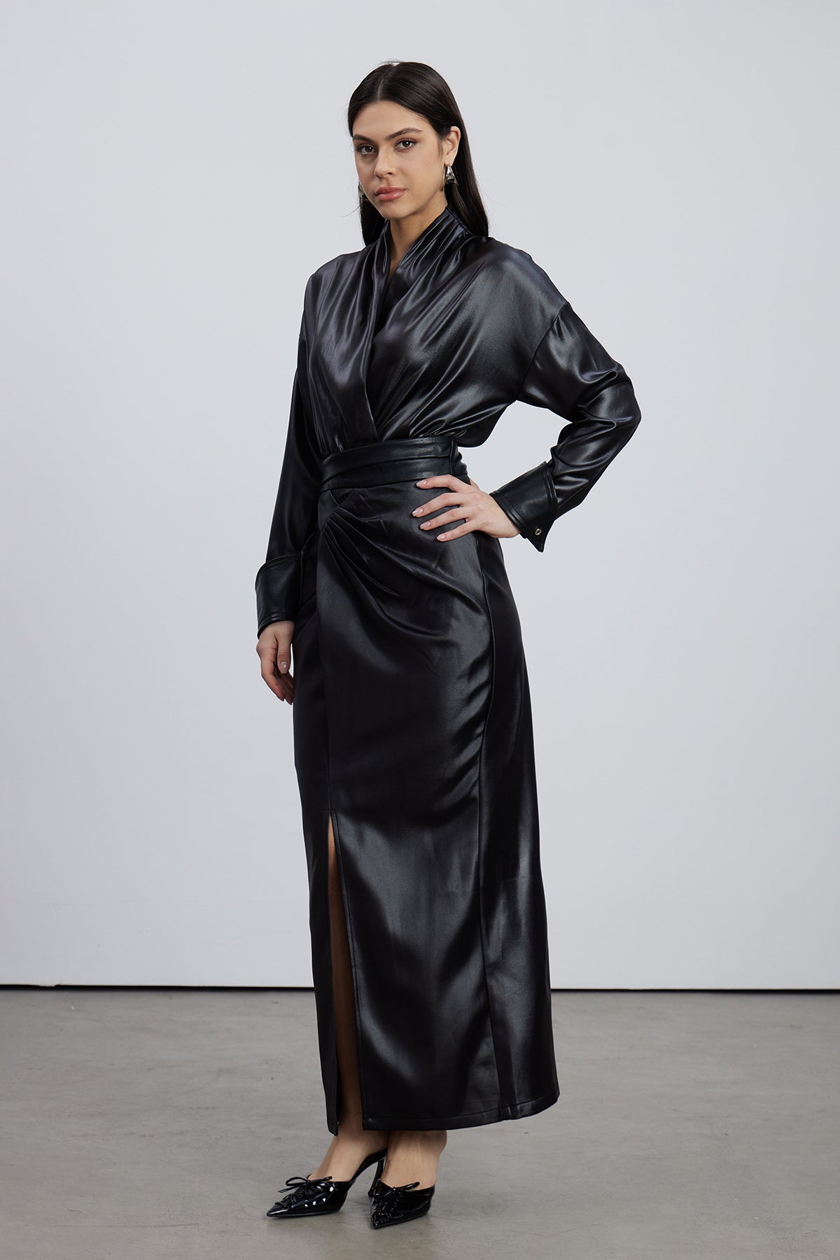 Emilie Ruch Leather Skirt Set