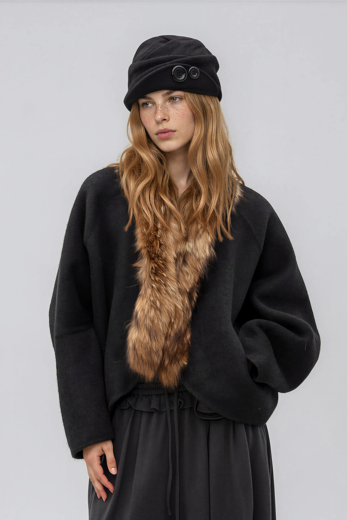 Emily Faux Fur Tweed Jacket