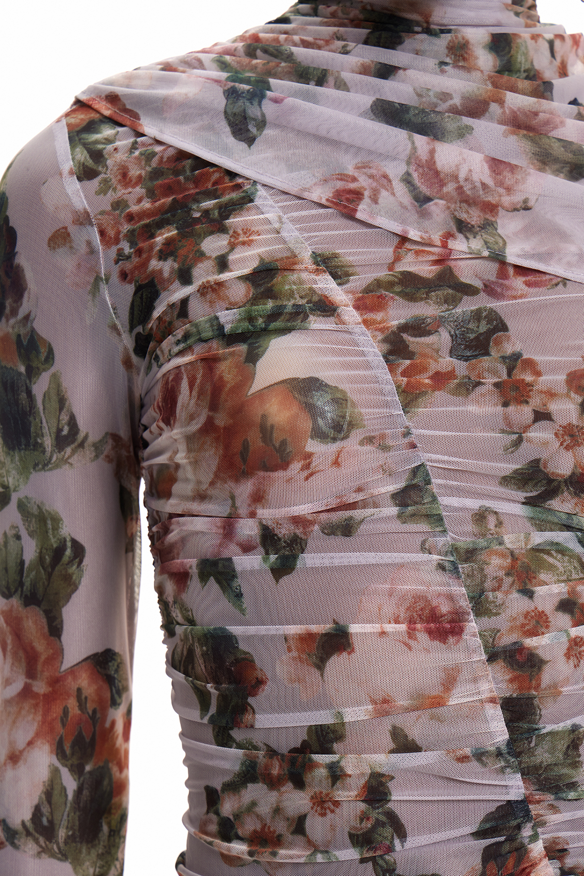 Emrah Drawstring Floral Top