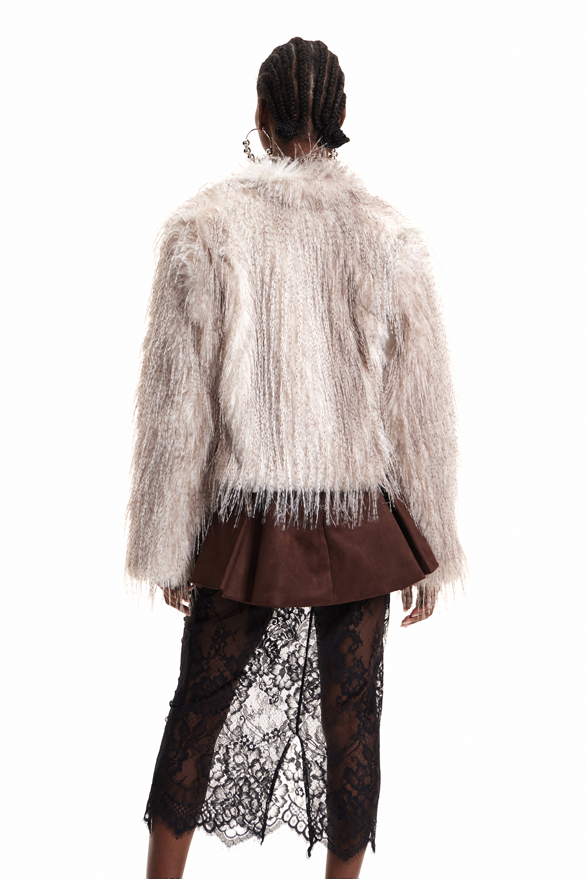 Emre Faux Fur Oversized Jacket