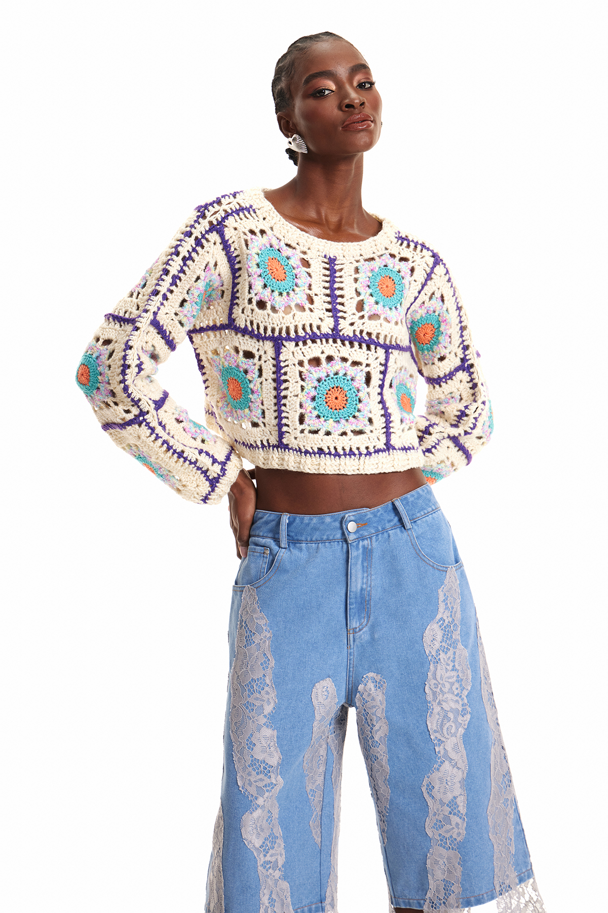 Encarna Cochet Cutout Top