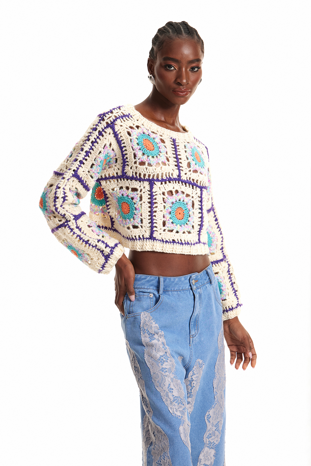 Encarna Cochet Cutout Top