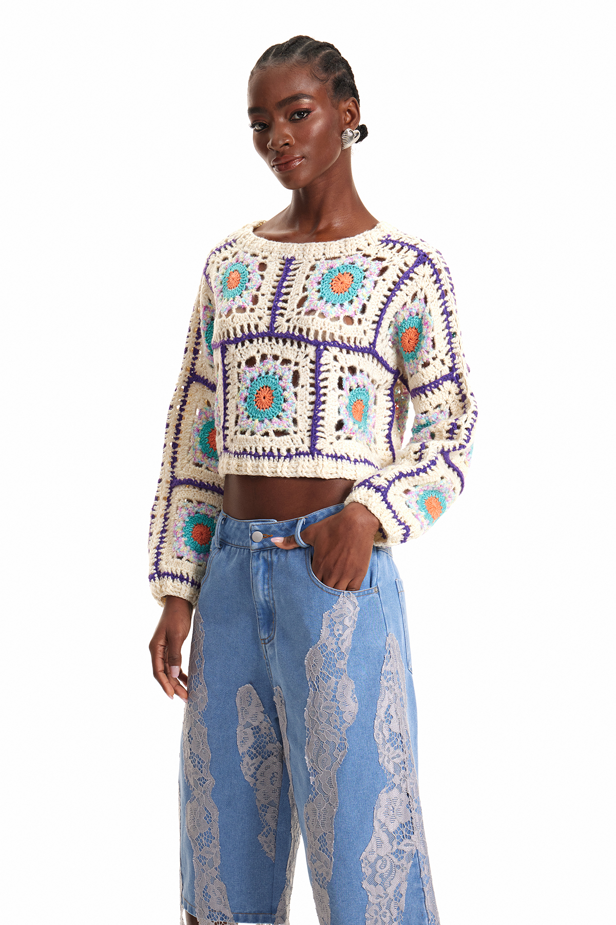 Encarna Cochet Cutout Top