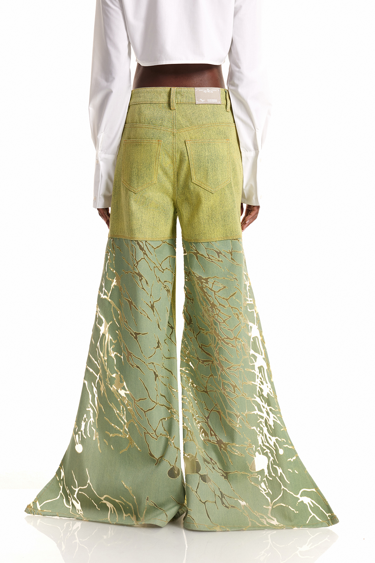 Enda Burnout Split Jeans