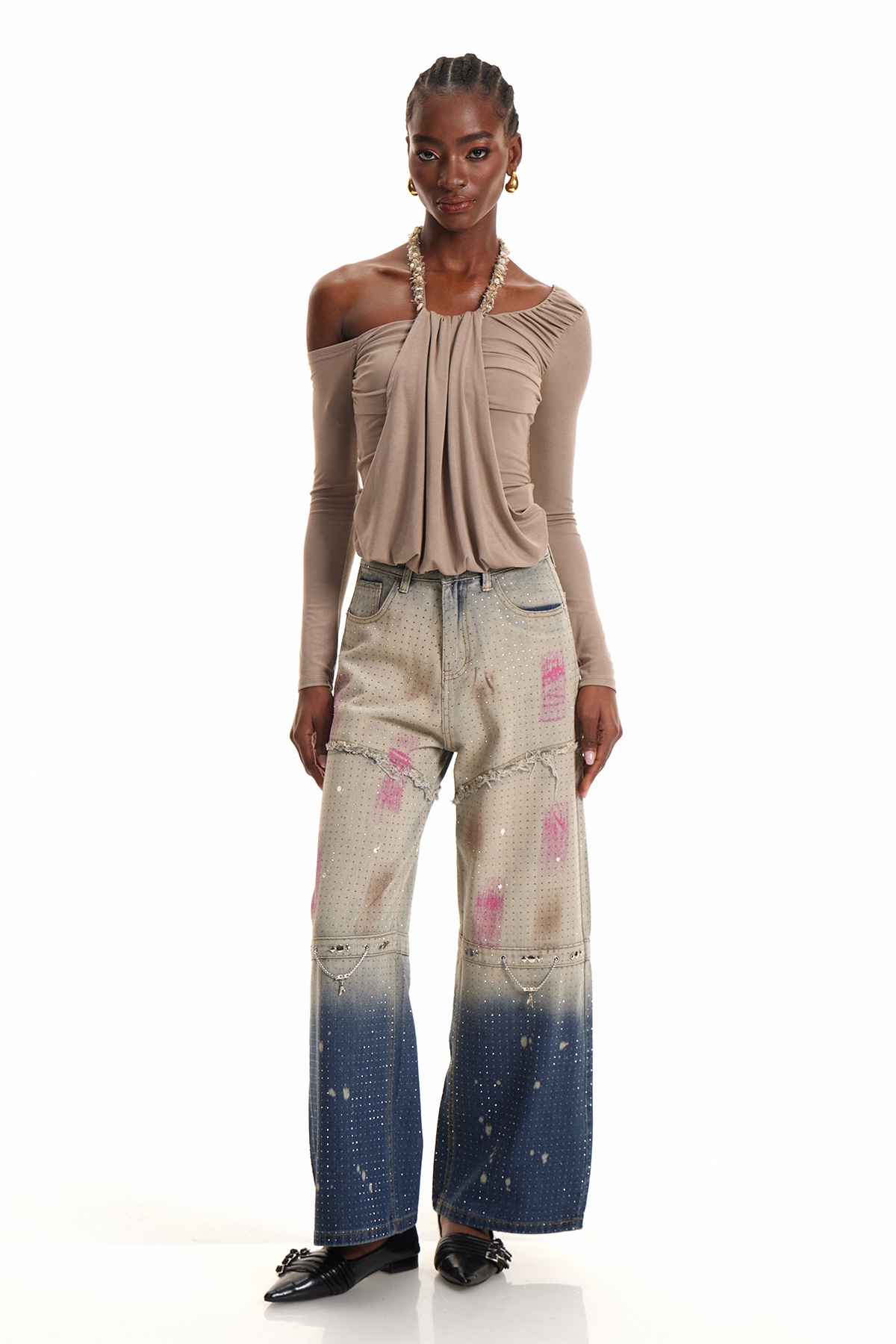Endellion Rhinestone Hayley Jeans