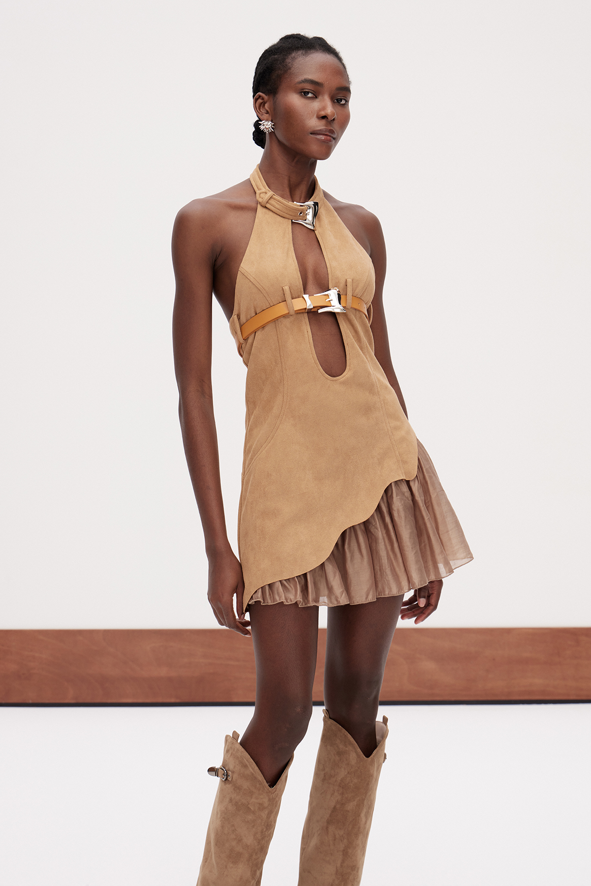  Endre Deconstruct Cutout Mini Dress