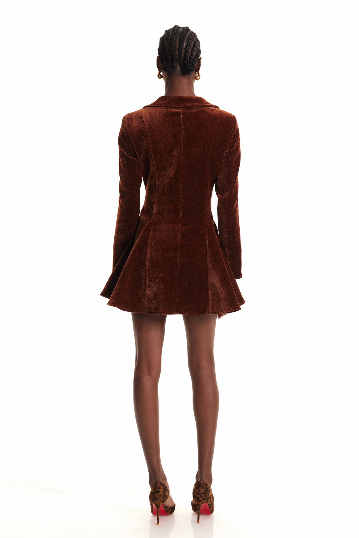 Ene Velvet Mini Dress