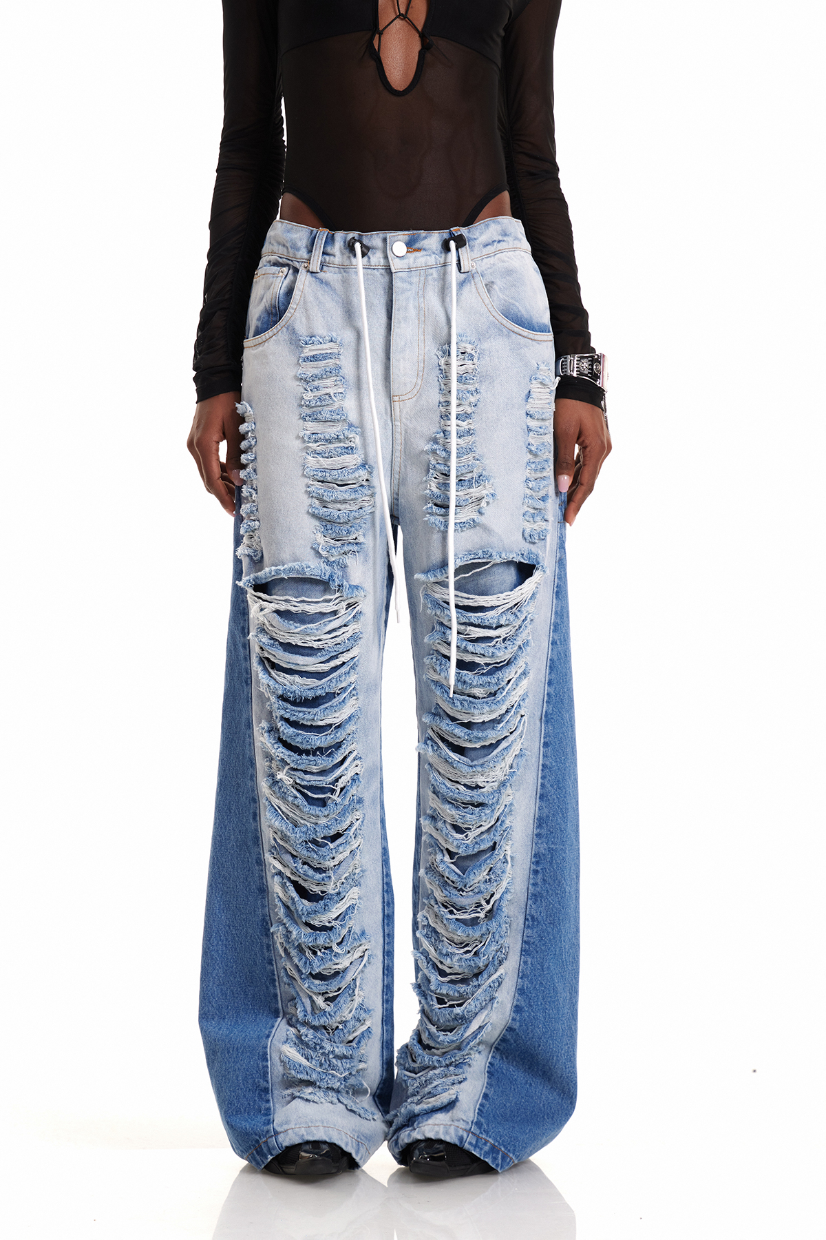 Enguerran Ripped Bleached Jeans